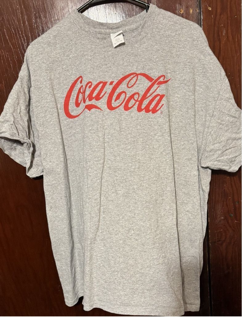 Coca Cola Coca Cola Classic Logo Men's Size XL Gray T-Shirt Coke Size US XL / EU 56 / 4 - 1 Thumbnail