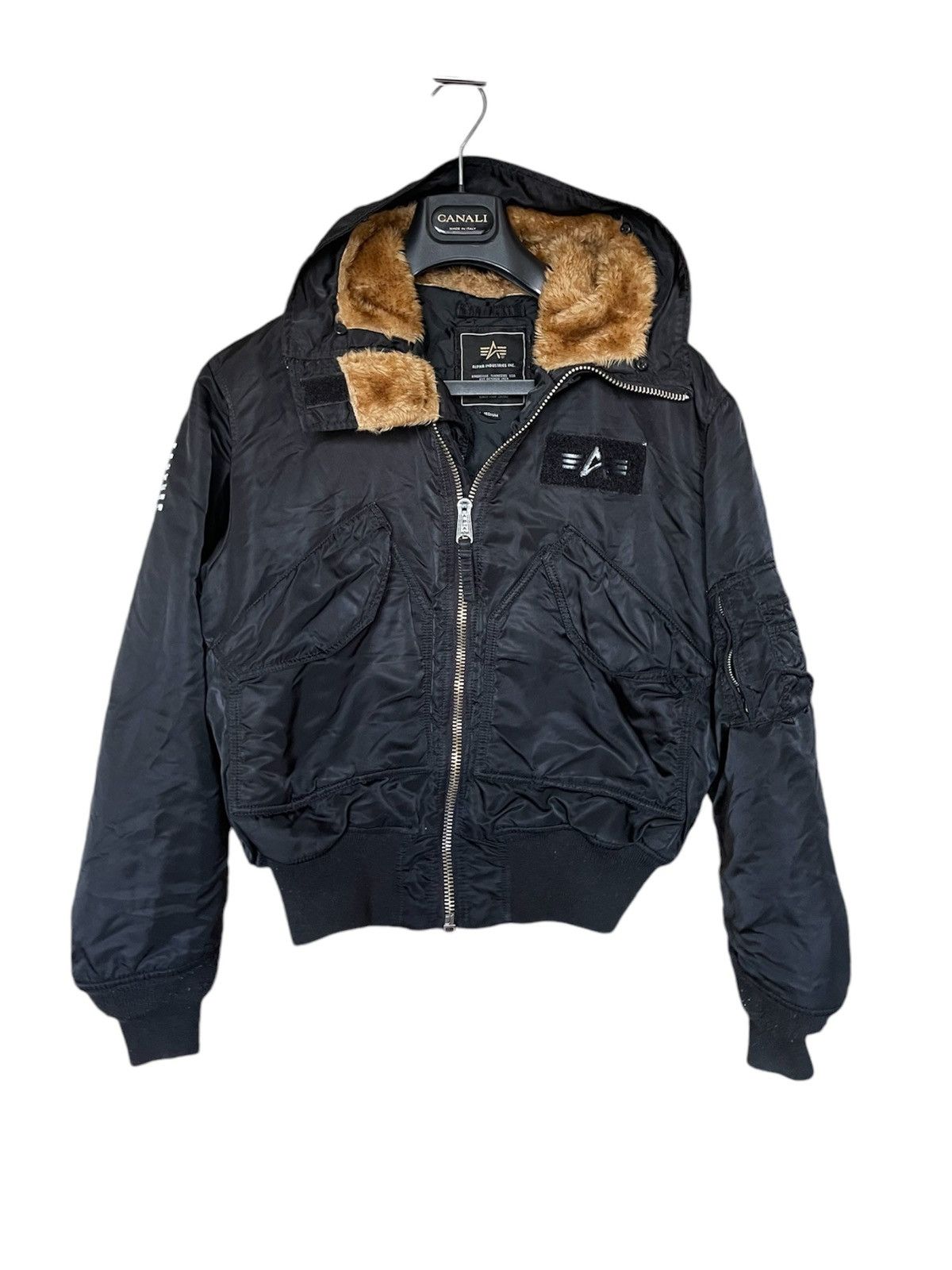 Alpha Industries Alpha Industries flyers jacket CWU 45 hood bomber Size US M / EU 48-50 / 2 - 1 Thumbnail