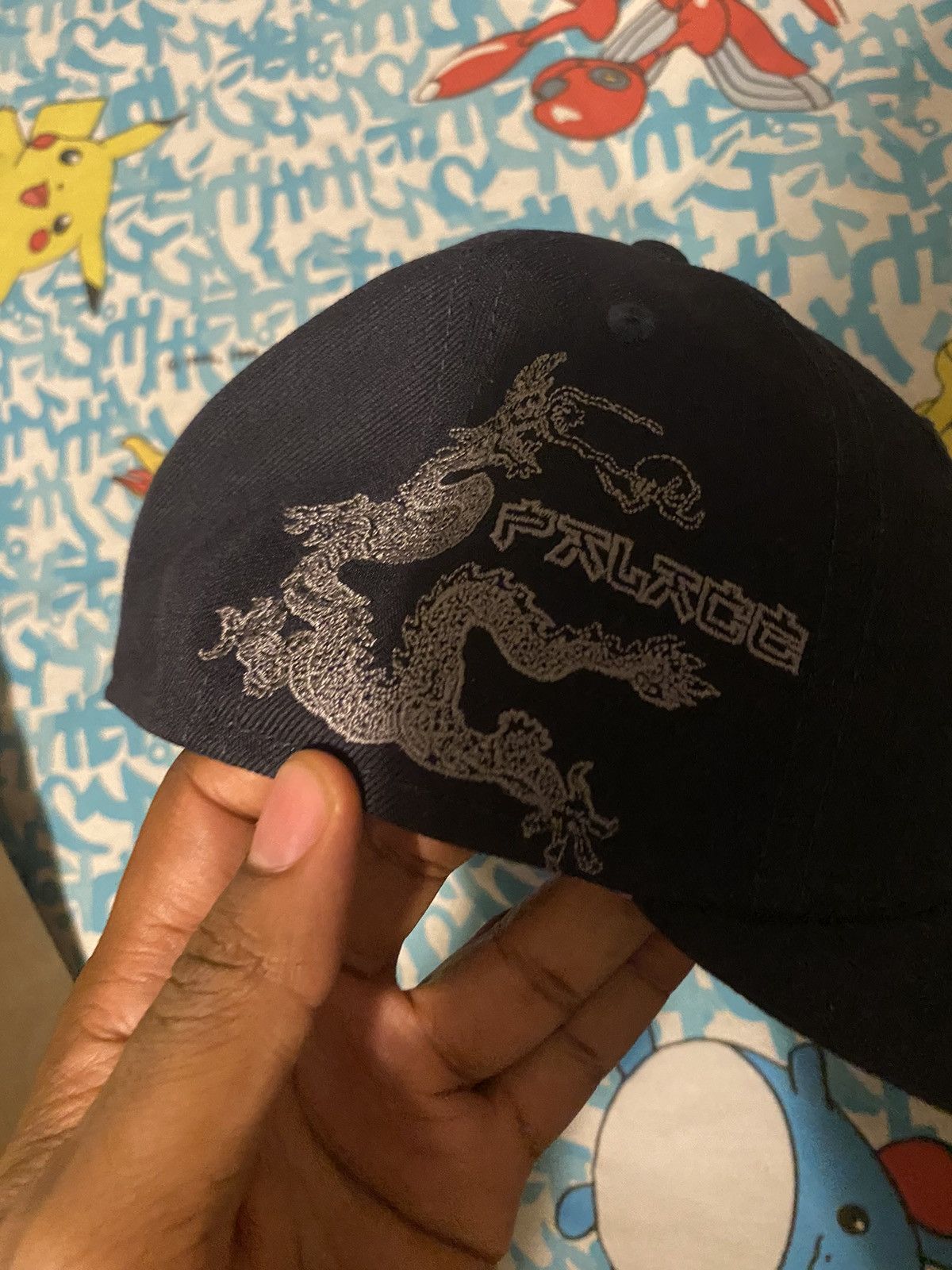 Palace Dragon P New Era LP 59FIFTY Cap Navy Size 8