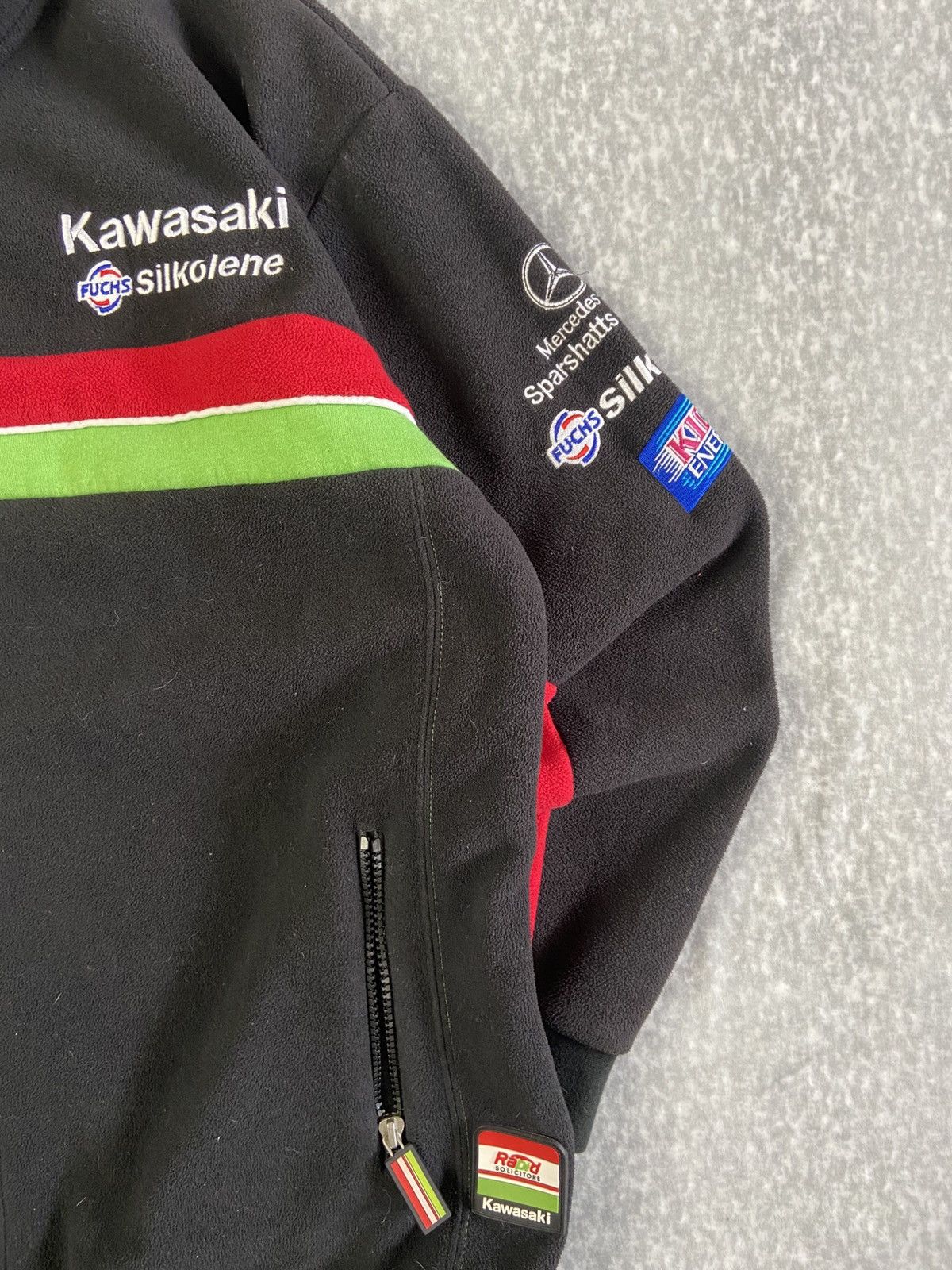Other Vintage Kawasaki Rapid Solicitors Racing Fleese Jacket Size US S / EU 44-46 / 1 - 2 Thumbnail