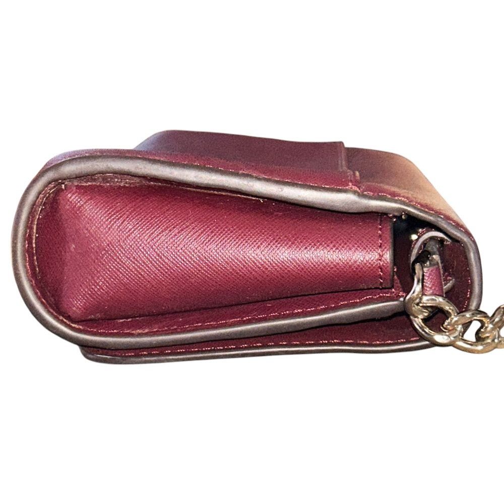 Kate Spade Kate Spade Cameron Small Flap Leather Burgundy Crossbody Bag Size ONE SIZE - 3 Thumbnail