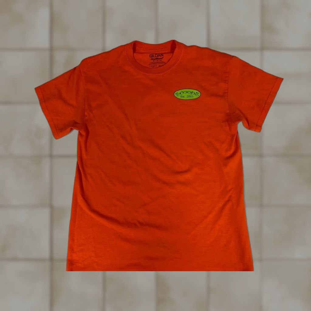 Gildan Gildan Ice Cream Mens Shirt M Orange Short Sleeve Cotton Polyester Logo T-Shirt Vintage? No (adjusted) Size US M / EU 48-50 / 2 - 1 Thumbnail