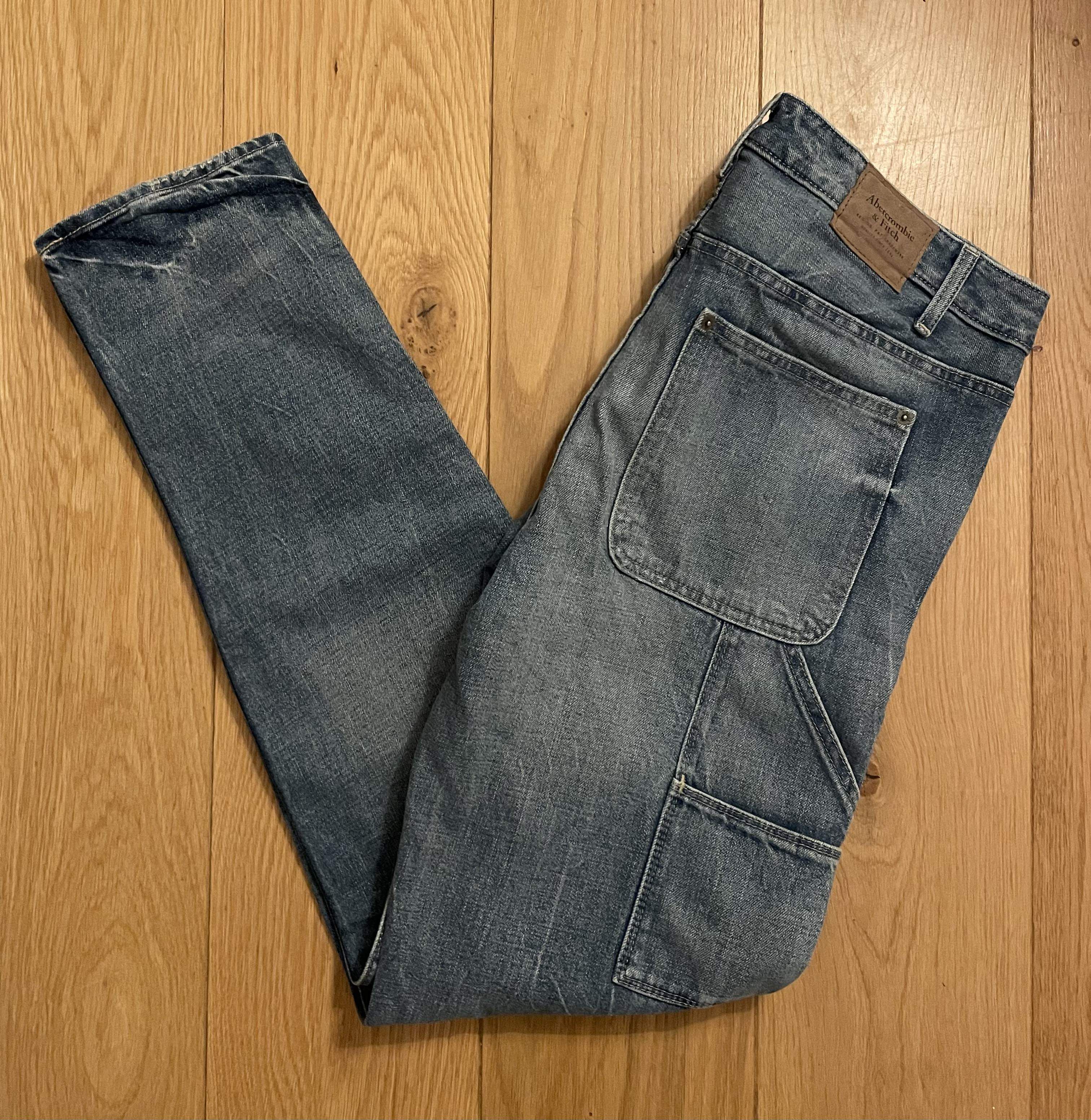 Abercrombie & Fitch Abercrombie & Fitch Double Knee Jeans Size US 32 / EU 48 - 3 Thumbnail