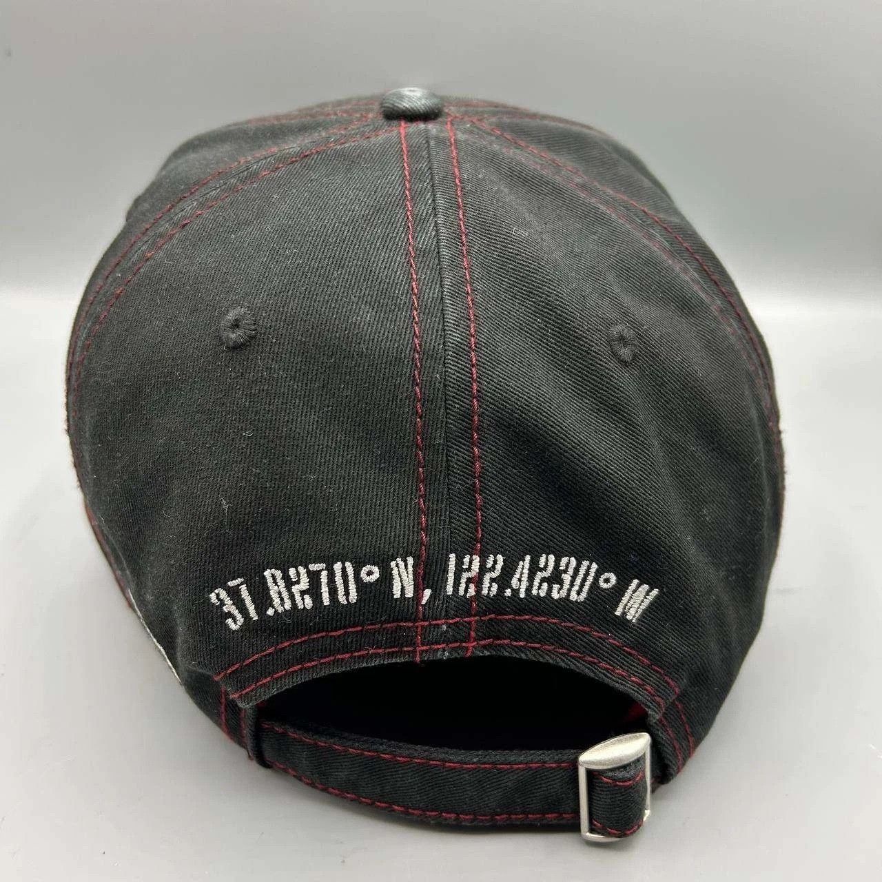 The Game San Francisco Alcatraz Hat Men Black Embroidered Strap Back Size ONE SIZE - 6 Thumbnail