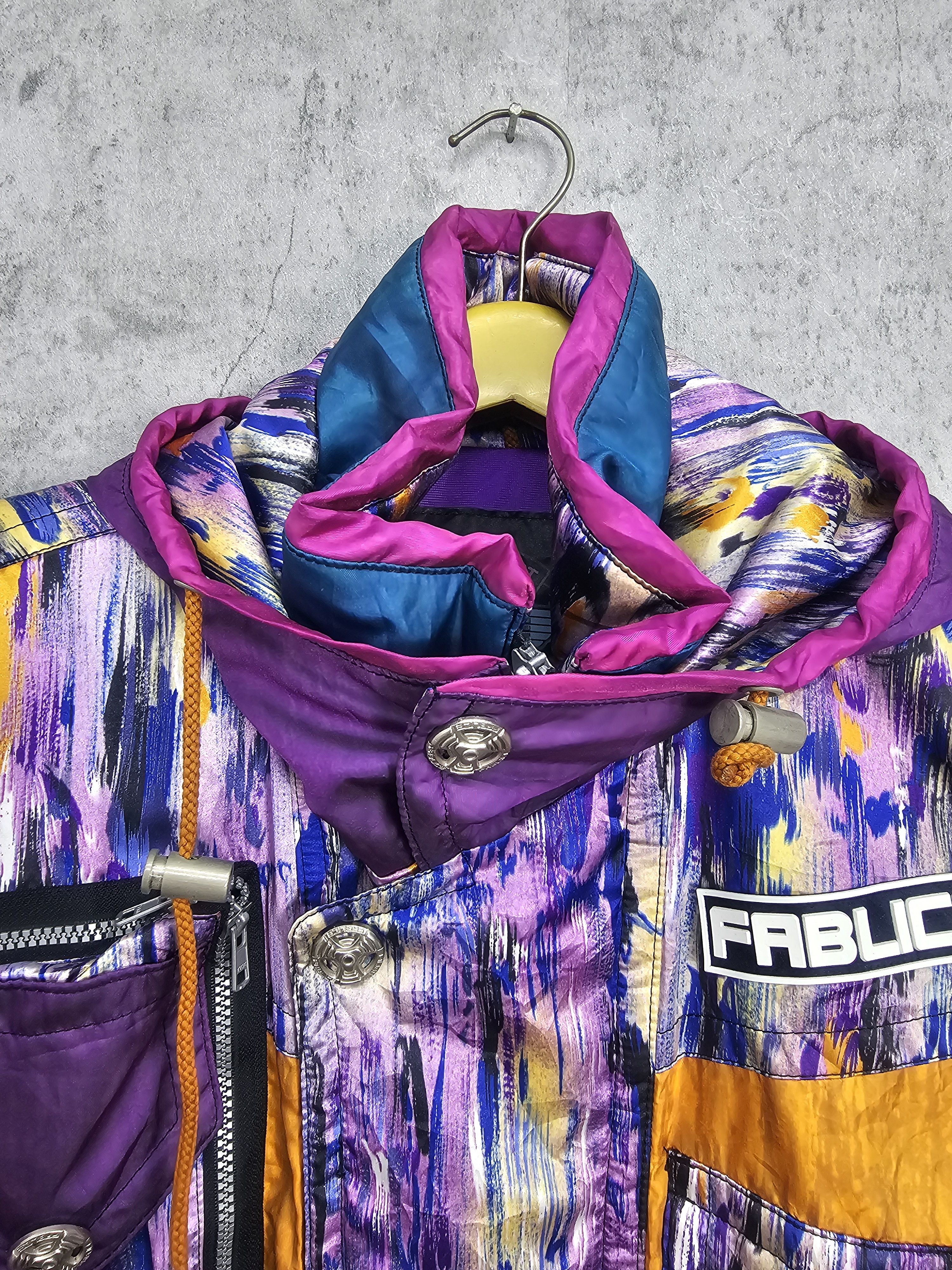 Japanese Brand Vintage FABLICE Multi Colour Thinsulate Ski Jacket J0003 Size US L / EU 52-54 / 3 - 8 Thumbnail