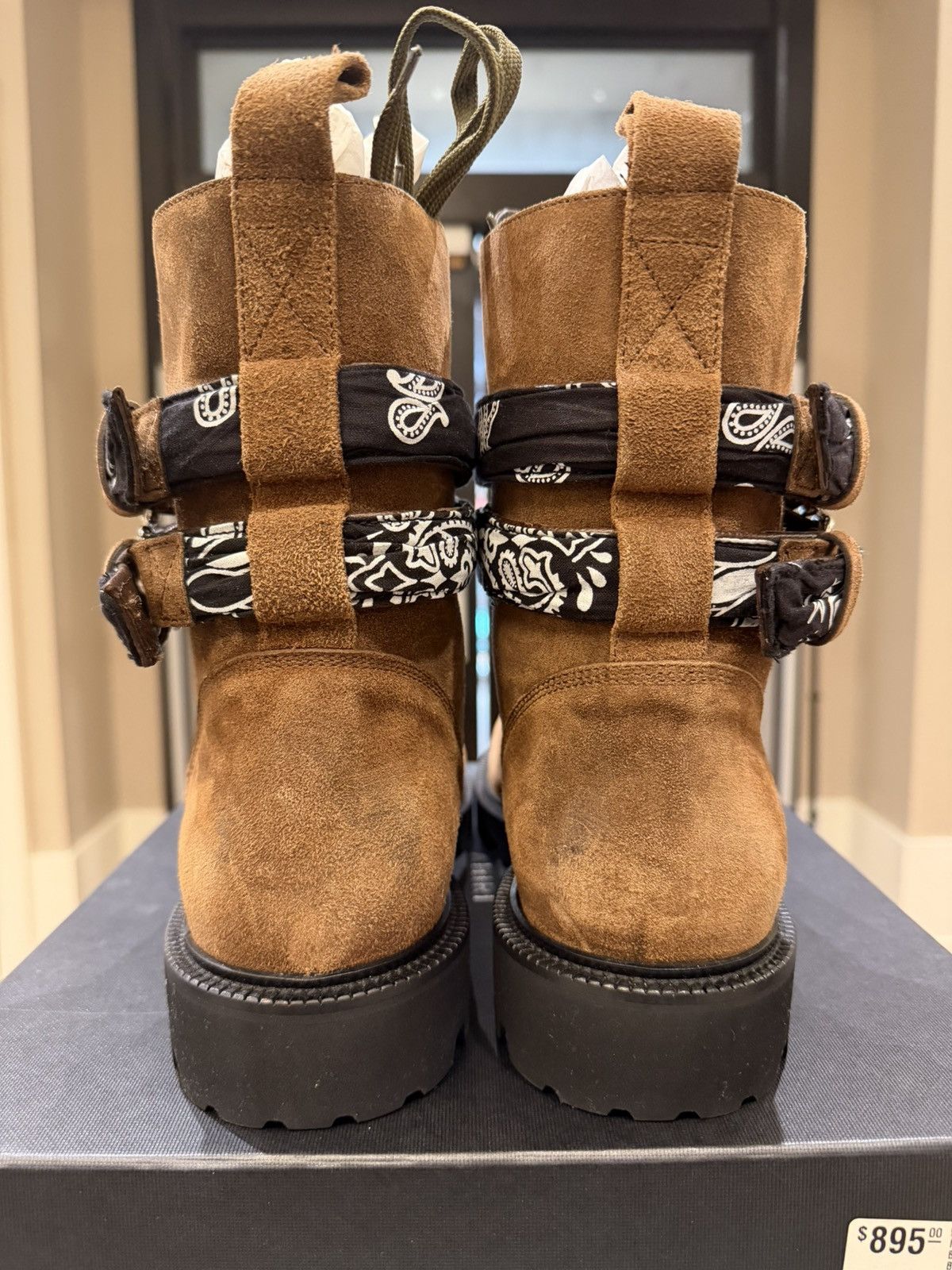 Amiri Amiri Combat Bandana Suede Boot Size US 13 / EU 46 - 3 Thumbnail