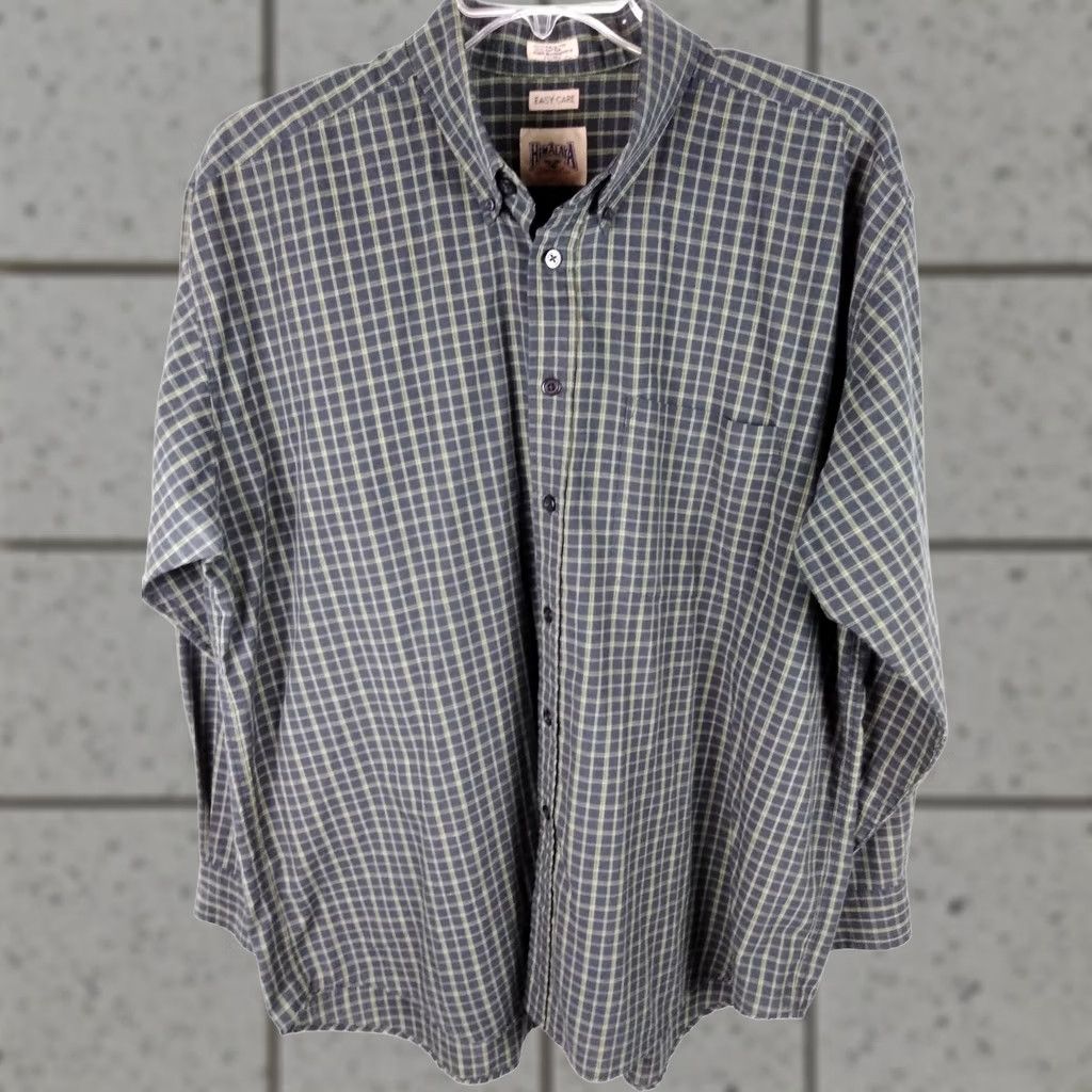 Chimala Himalaya Outfitters Shirt Mens XL Plaid Multicolor Easy Care Long Sleeve Size US XL / EU 56 / 4 - 1 Thumbnail