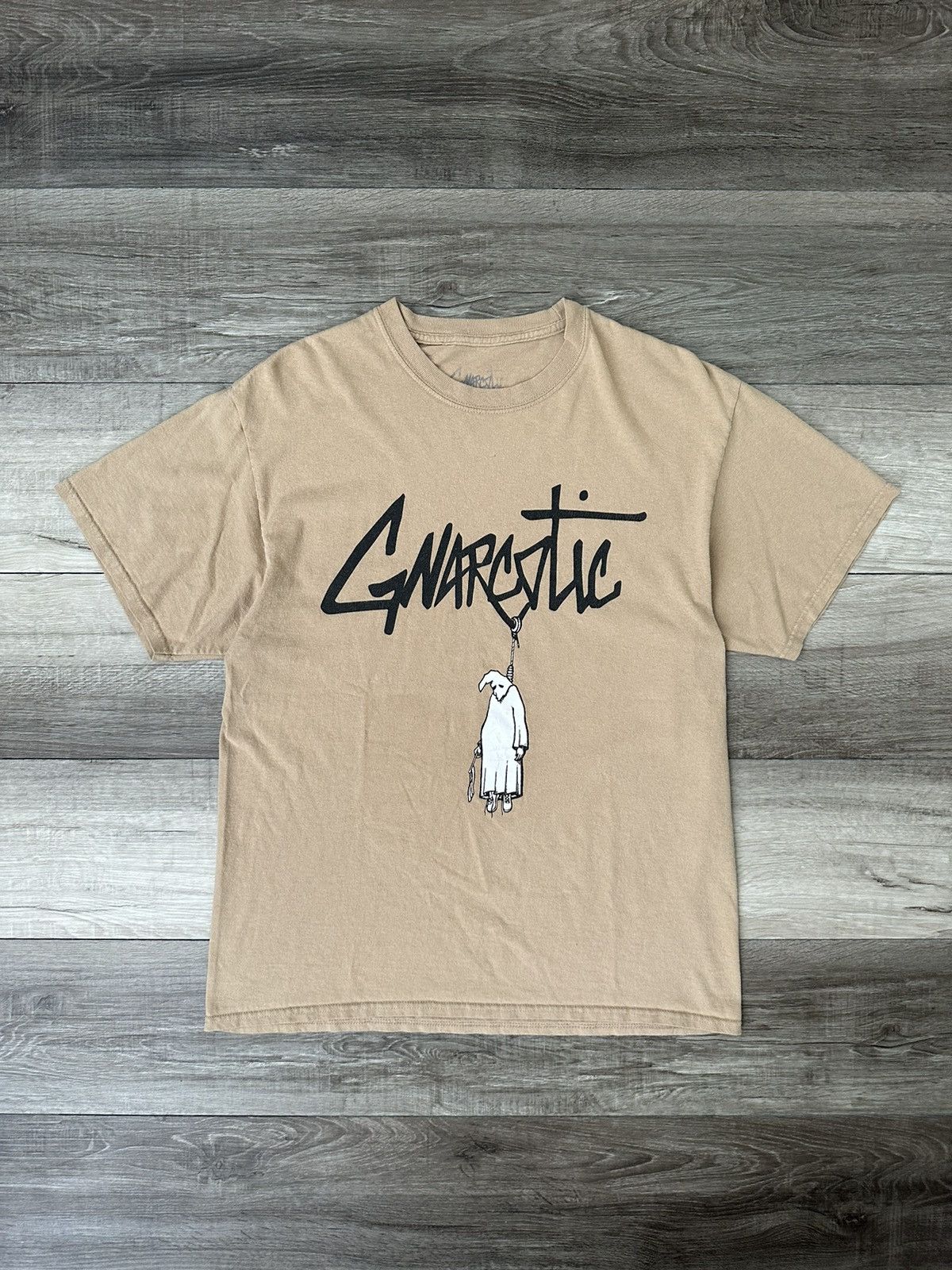 Gnarcotic Gnarcotic Hanging Tee Beige / Sand Sz. Large Gnar Size US L / EU 52-54 / 3 - 1 Thumbnail