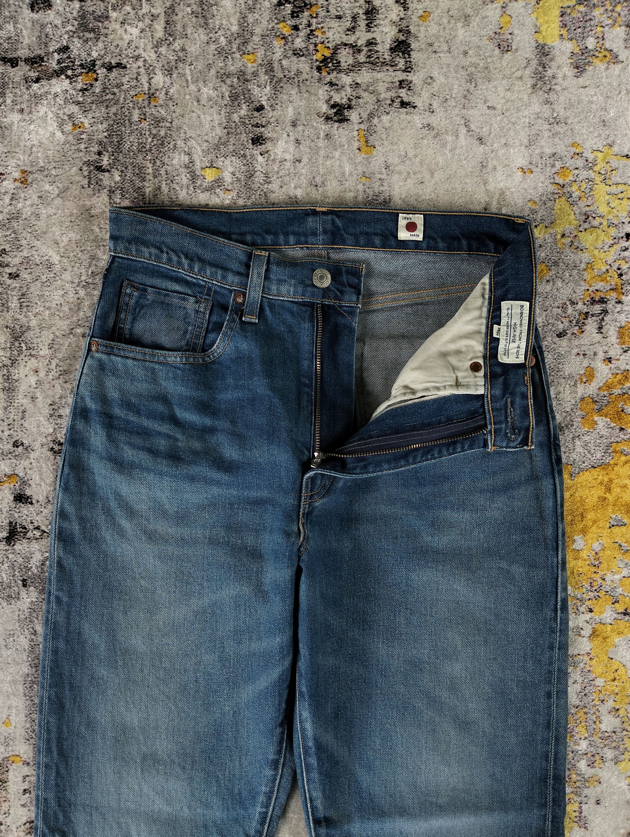 Levi's Levi's Japan Borrowed From The Boys High Rise Selvedge Denim Size US 28 / EU 44 - 10 Thumbnail