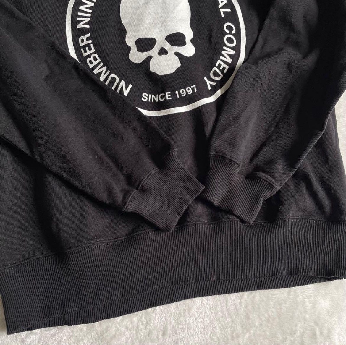 Number (N)ine NUMBER (N)INE Skull Print Sweatshirt Black Size US L / EU 52-54 / 3 - 4 Thumbnail
