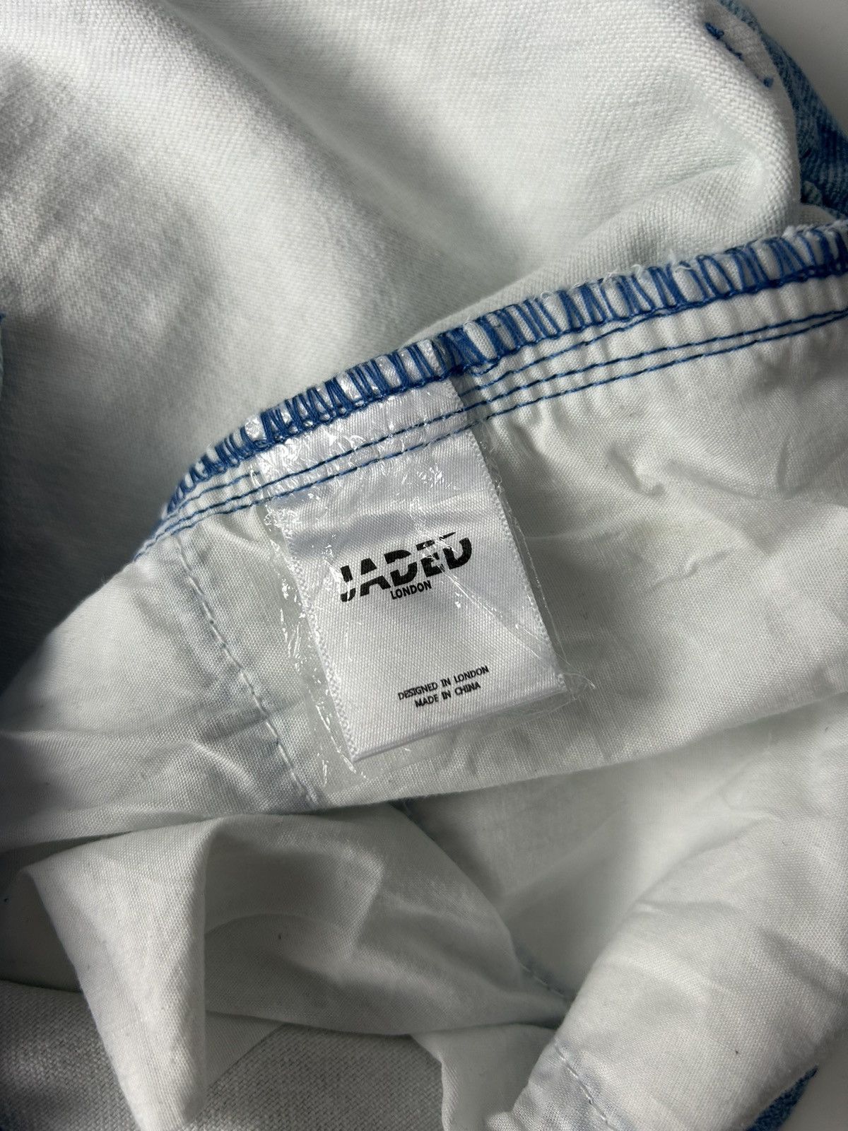 Jaded London Jaded London Water Print W36 L30 Baggy Skate Fit Denim Pants Size US 36 / EU 52 - 12 Thumbnail