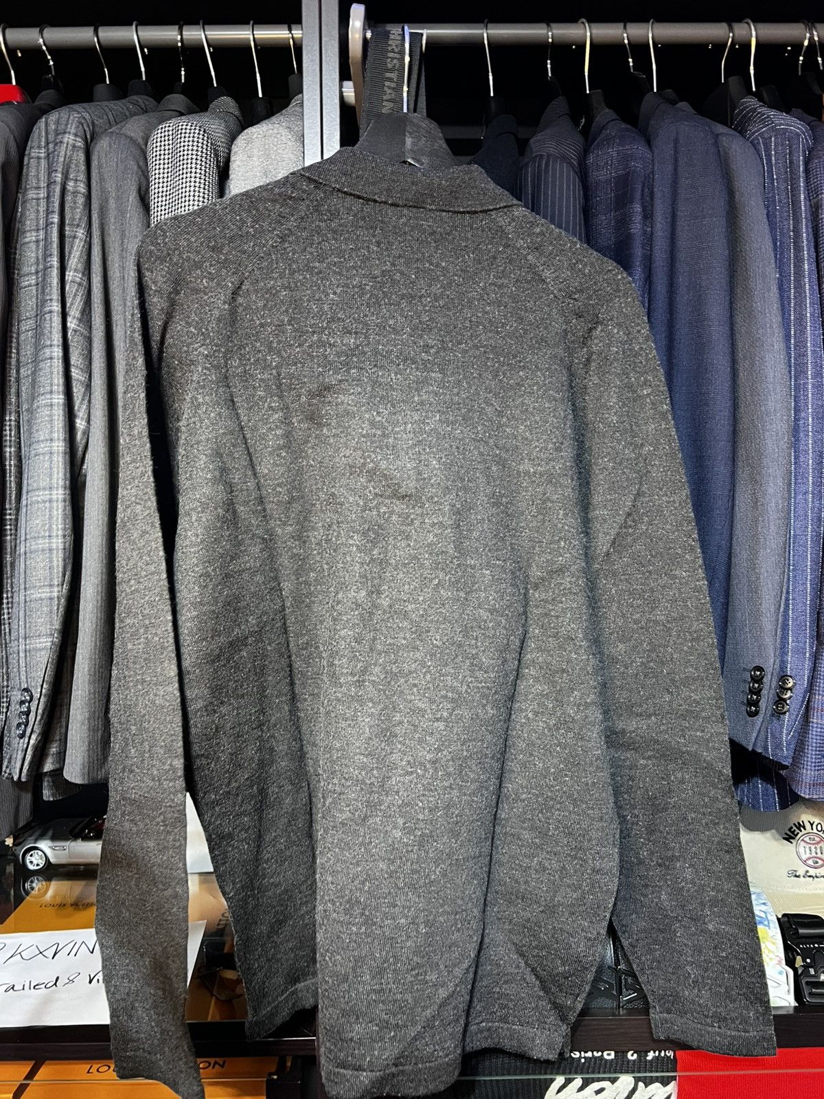 Lacoste Lacoste Wool Longsleeve Polo - Grey. Size L Size US L / EU 52-54 / 3 - 3 Thumbnail