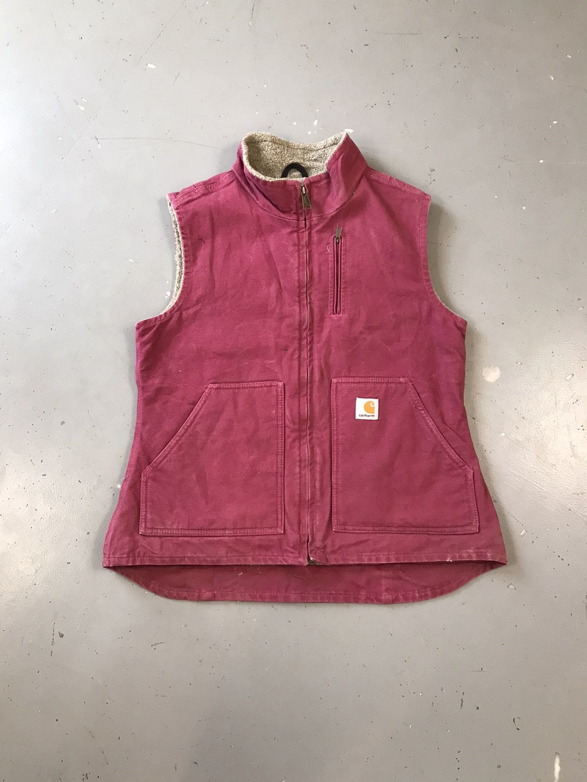 Vintage Carhartt WV001 RBY Sherpa line vests jacket