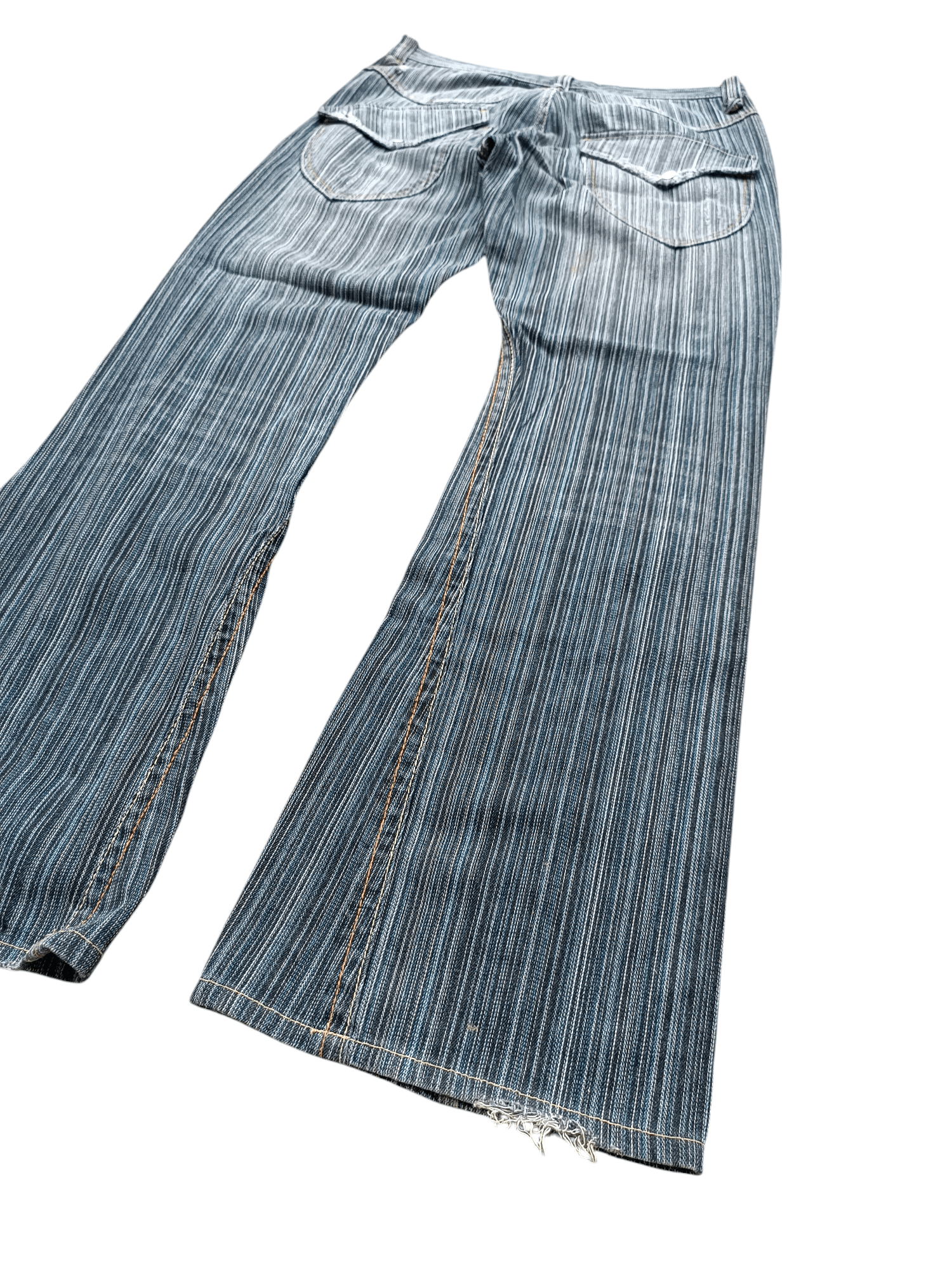 Jean 🔥 Flare Hickory IKKA Nice Design & Rare 🔥 Size US 33 - 9 Thumbnail