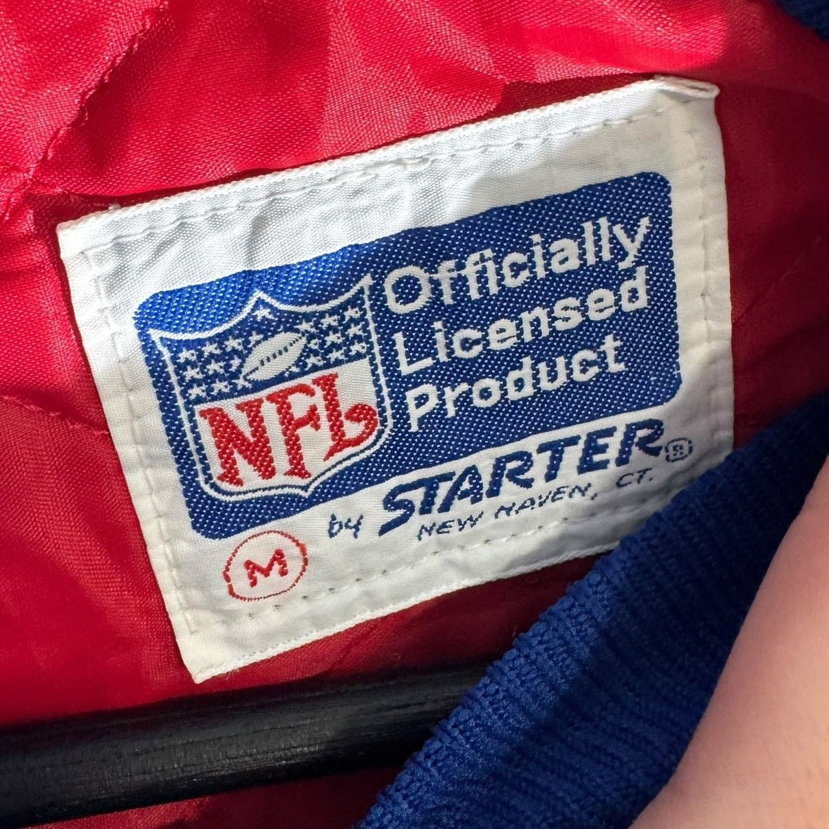 Starter Vintage Starter New York Giants Satin Bomber Jacket 90s Size US M / EU 48-50 / 2 - 7 Thumbnail