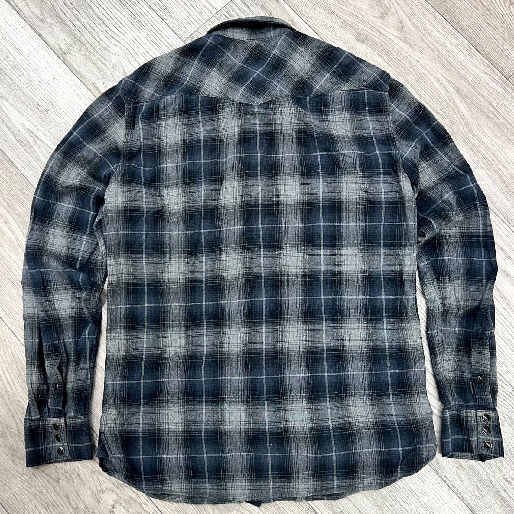 Allsaints All Saints Cammont Long Sleeve Shirt Men's M Multicolor Cotton Button-Up, Collared, Regular Fit Size US M / EU 48-50 / 2 - 8 Thumbnail