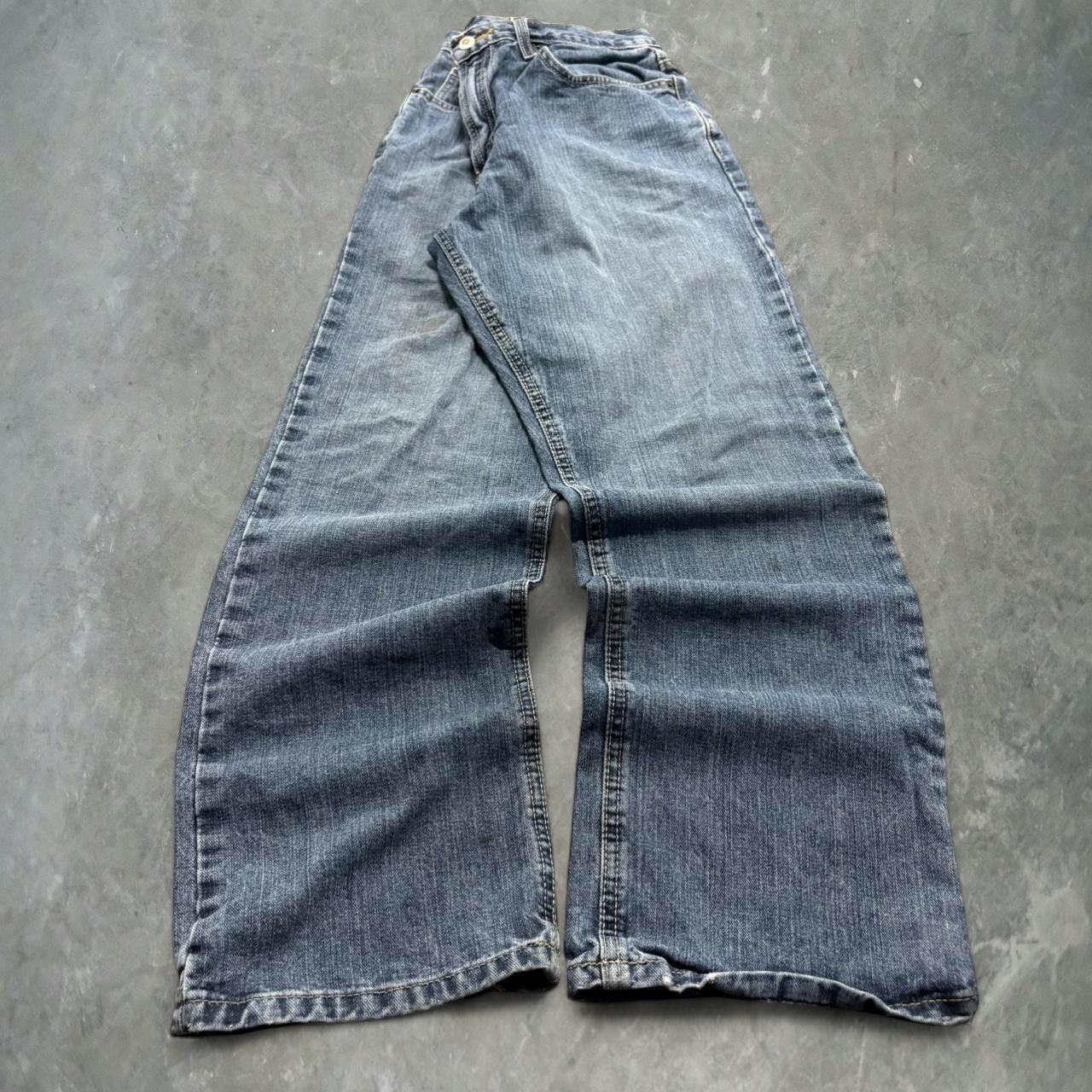 CINCH Crazy Vintage Y2K 2000s Grunge Baggy Streetwear Skater Cinch Medium Wash Denim Jeans! Size US 34 / EU 50 - 1 Thumbnail