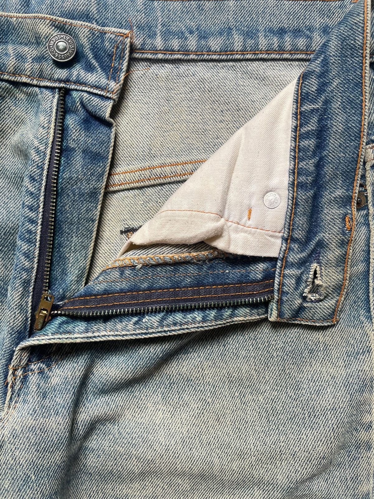 Levi's Vintage 70s Levis 517 Mud Wash Bootcut Flare Jeans Button 8 Size US 30 / EU 46 - 9 Thumbnail