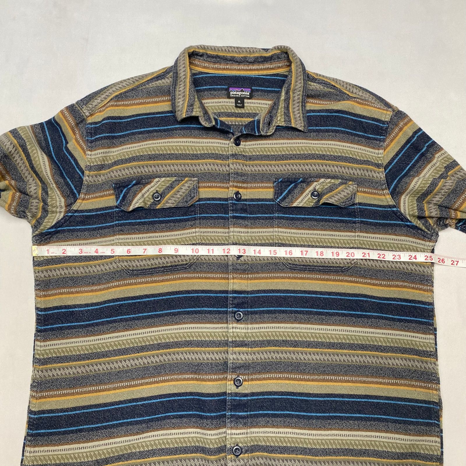 Patagonia Patagonia Long Sleeved Fjord Flannel Button Up Shirt XL Size US XL / EU 56 / 4 - 5 Thumbnail