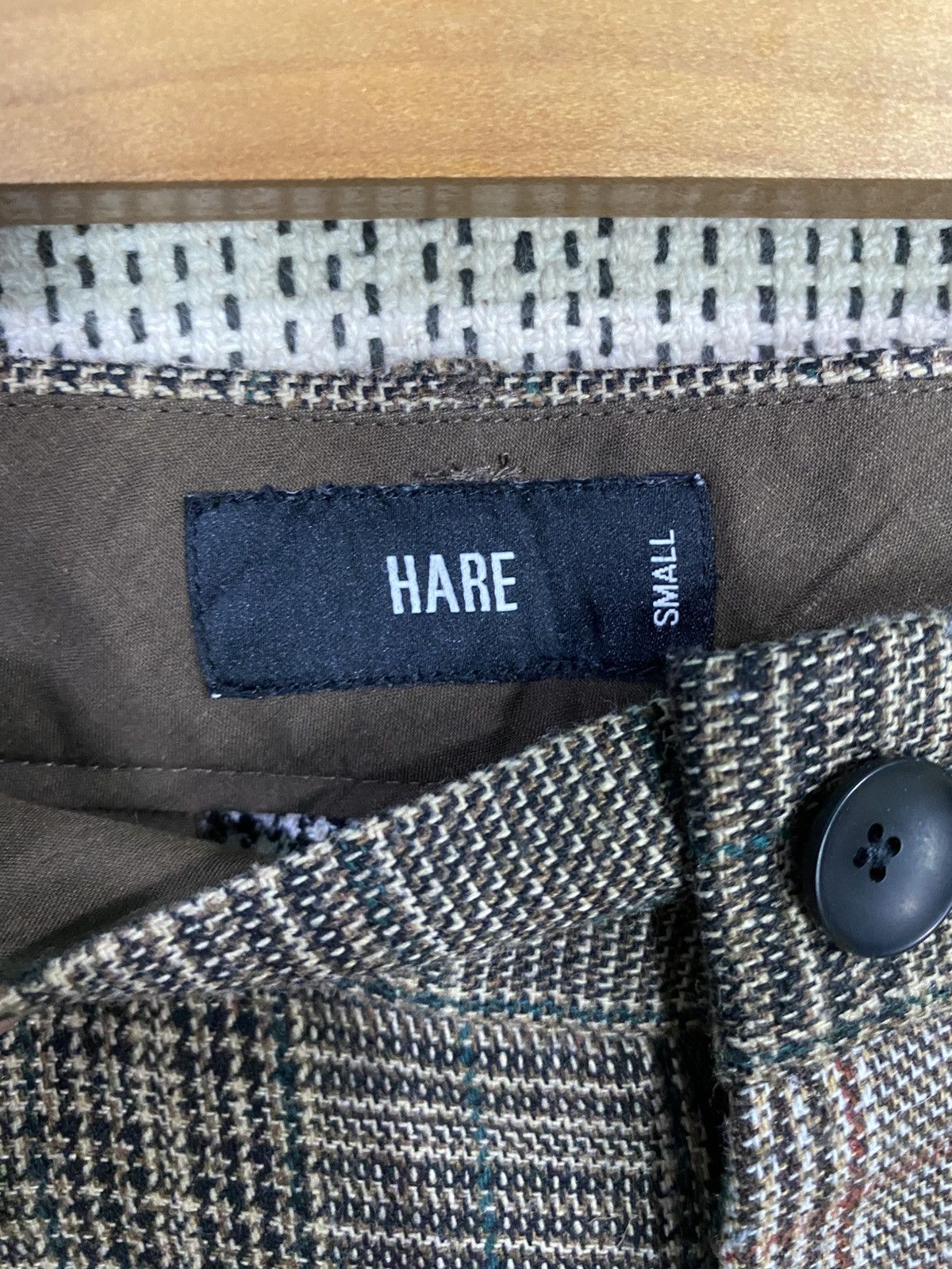 HARE Japanase brand Hare wool patch work style pant nice pattern Size US 30 / EU 46 - 7 Thumbnail