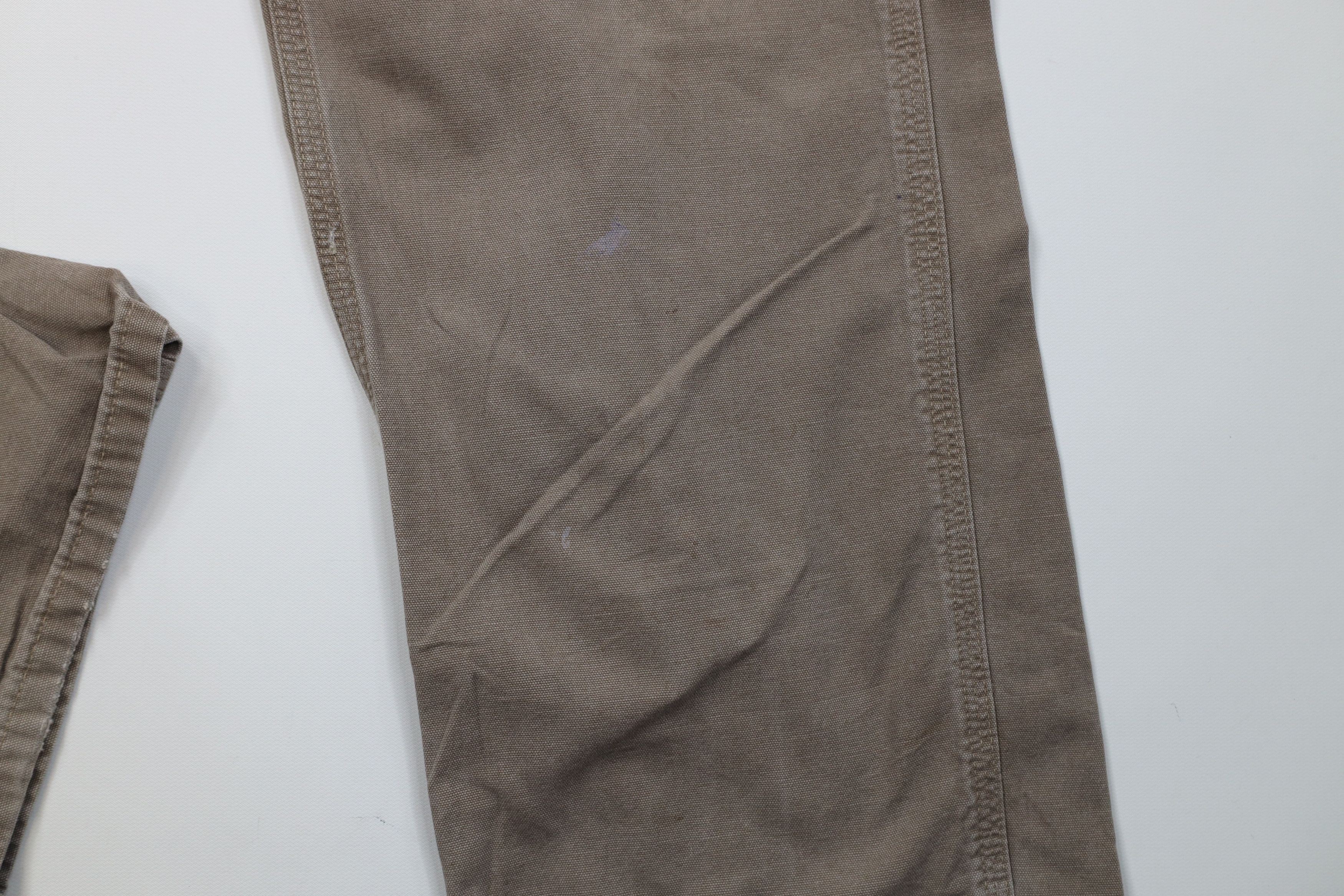 Carhartt Vintage Y2K Carhartt Loose Fit Wide Leg Canvas Pants Beige Size US 34 / EU 50 - 6 Thumbnail