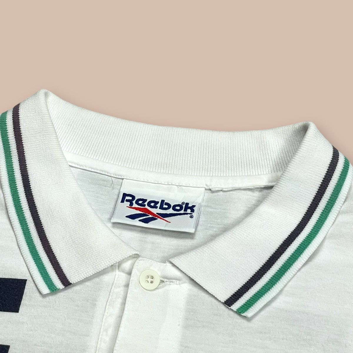 Reebok Vintage 90s Reebok Michael Chang Tennis Polo Shirt Size US L / EU 52-54 / 3 - 13 Thumbnail