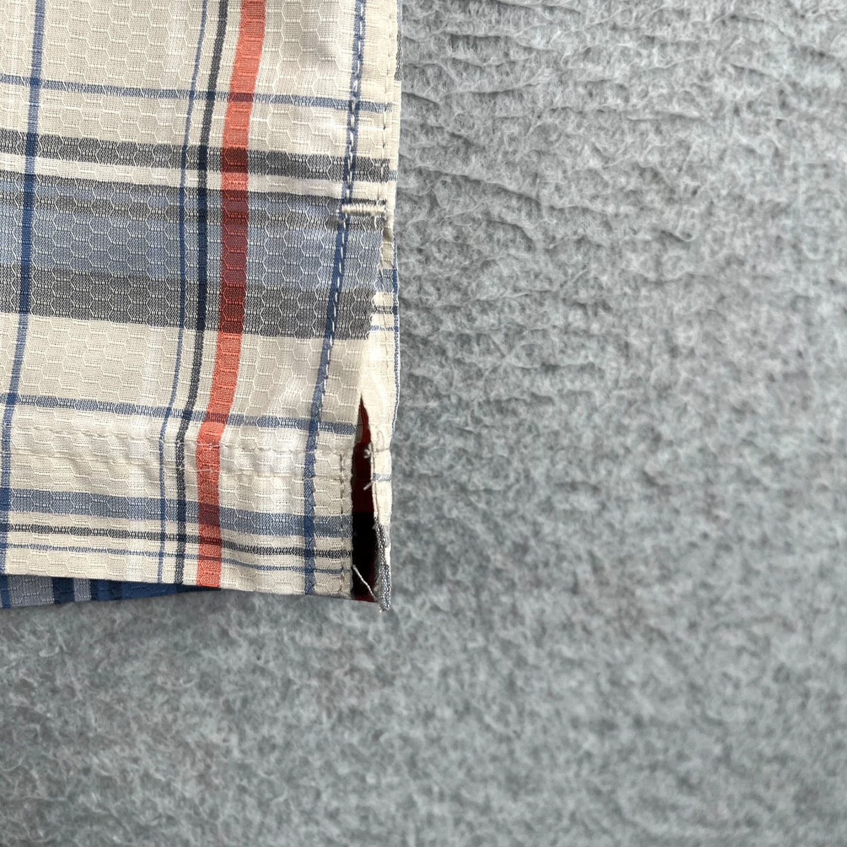 Croft & Barrow Croft & Barrow Quick Dry Shirt Plaid White Multicolor Short Sleeve Button Up L Mens Regular Casual Size US L / EU 52-54 / 3 - 2 Thumbnail
