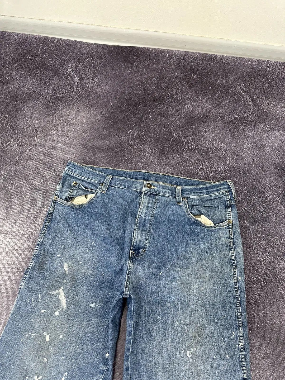 Dickies × Vintage Vintage Dickies USA Light Blue Hype Denim Shorts Jorts Size US 38 / EU 54 - 7 Thumbnail