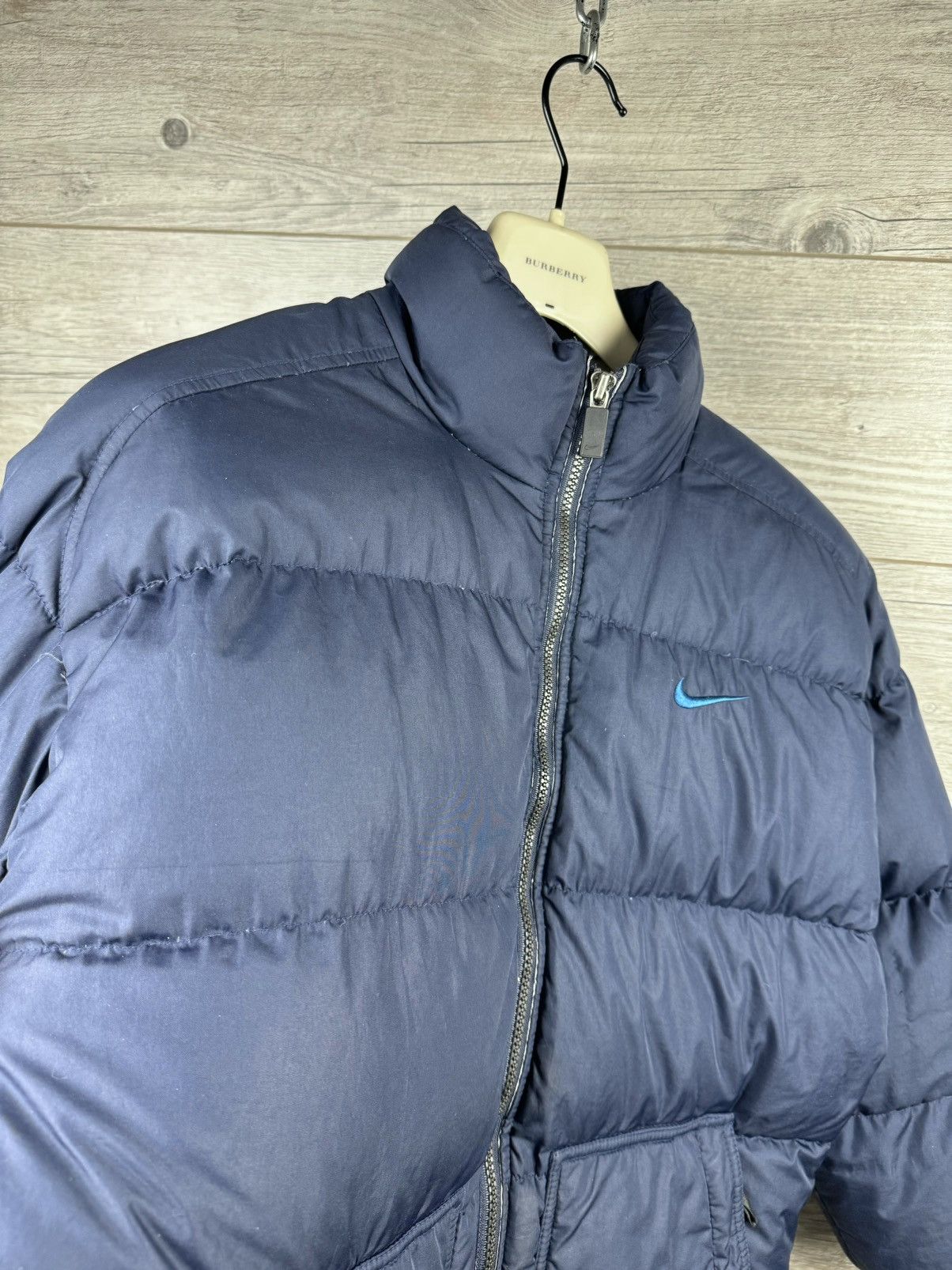 Nike Nike Puffer 90s Vintage Rare Big Swoosh Y2K drill style Size US XS / EU 42 / 0 - 9 Thumbnail