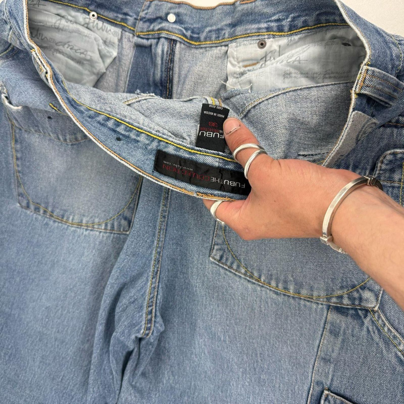 Fubu × JNCO × Vintage Vintage y2k fubu stonewash archive baggy wide leg jeans Size US 34 / EU 50 - 6 Thumbnail