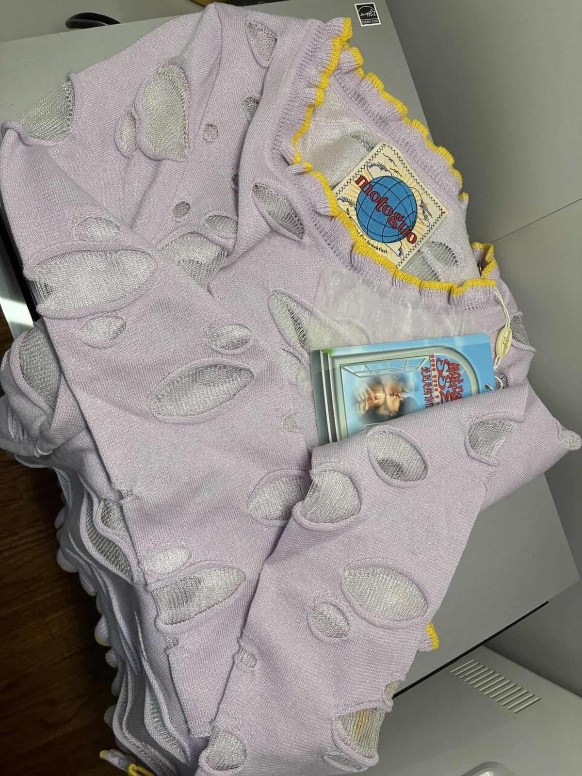 Other Motoguo - “Net Crape” Lavender Shirt Size S / US 4 / IT 40 - 2 Thumbnail