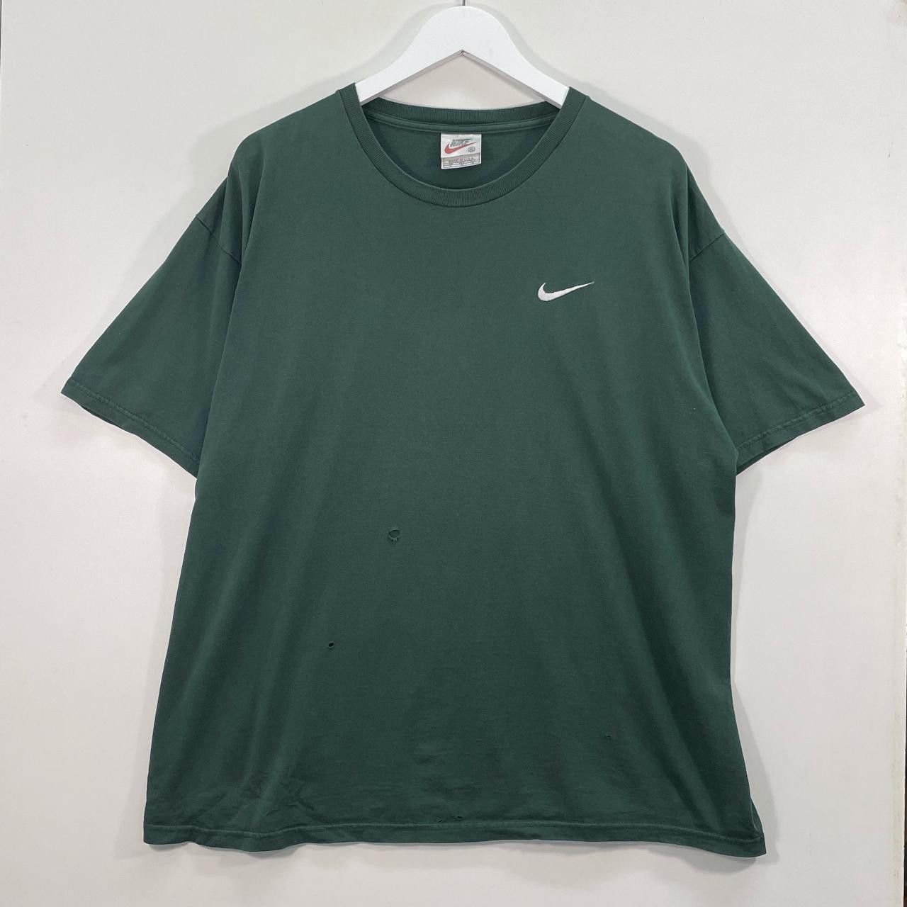 Nike Green Nike Swoosh Tee Size US XL / EU 56 / 4 - 1 Thumbnail