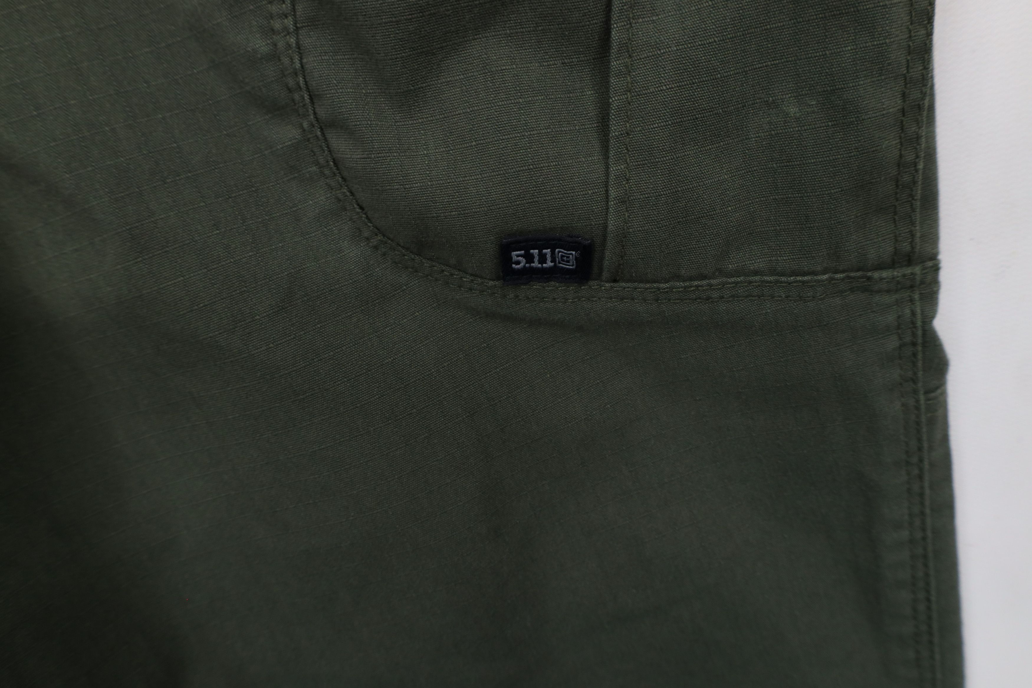 Vintage 5.11 Tactical Series Operator Double Knee Cargo Pants Green Size US 32 / EU 48 - 12 Thumbnail