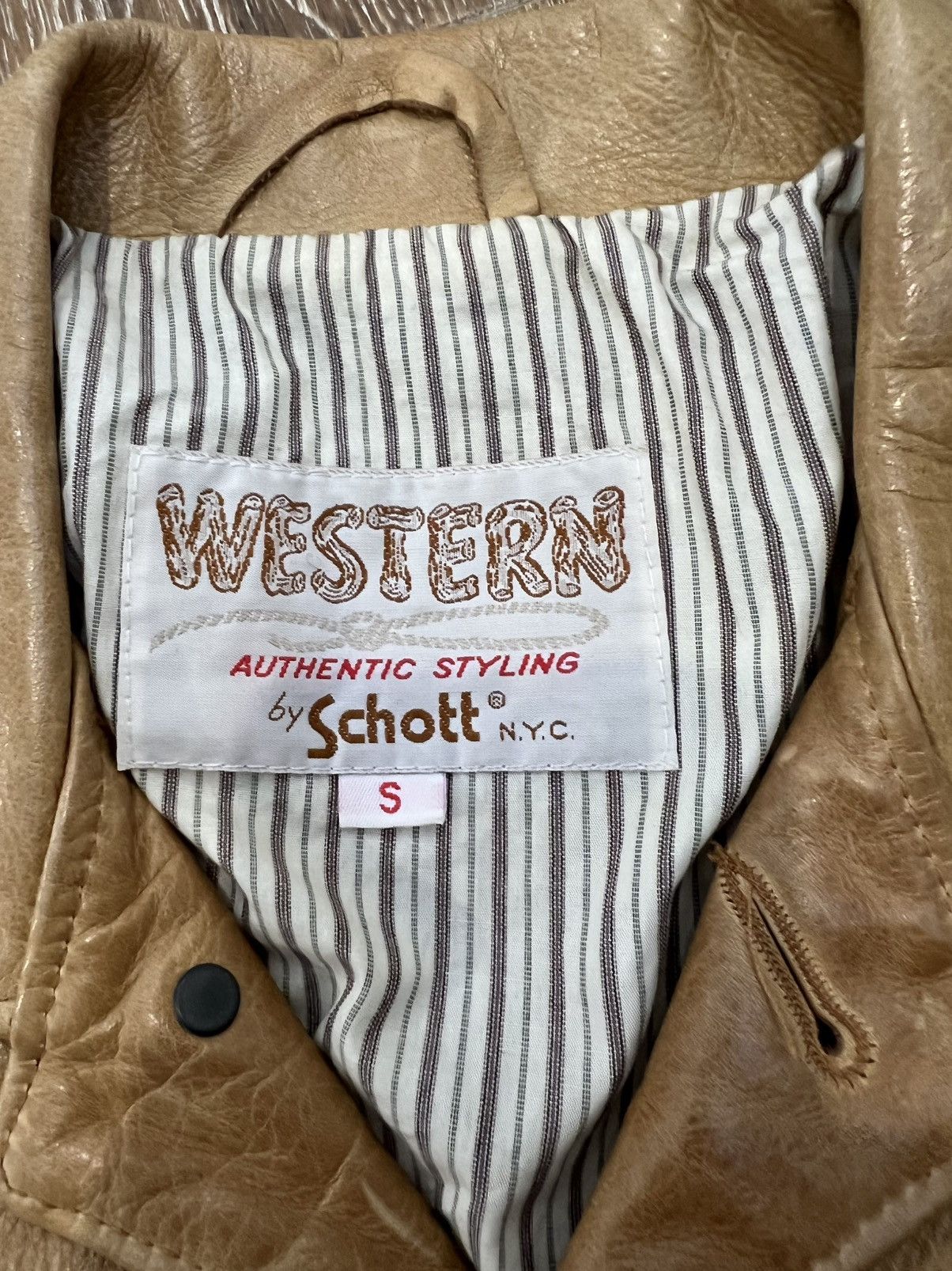 Schott Schott NYC 522 Type III Trucker Cowhide Leather Jacket Size US S / EU 44-46 / 1 - 3 Thumbnail