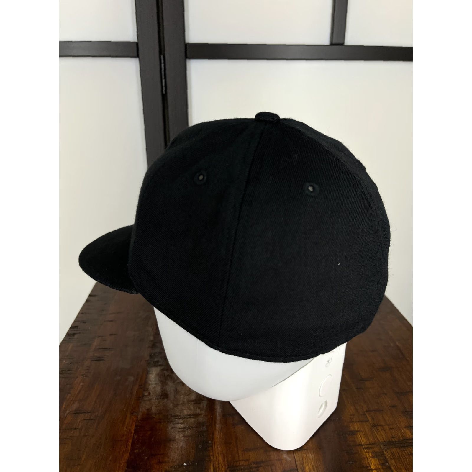 Vintage VINTAGE The Game Fallbrook High School Hat Cap Baseball Cap Fitted 7 1/4 Adult Black Wool Blend Logo School Mens Size ONE SIZE - 6 Thumbnail