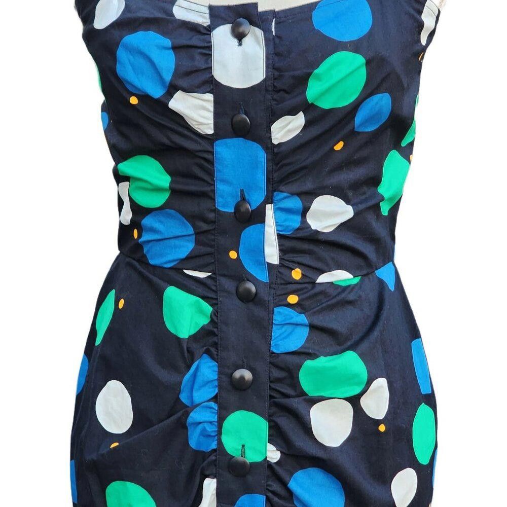 Yves Saint Laurent Yves Saint Laurent. 80s Polka Dot Sheath Dress. Size: 38/4 Size S / US 4 / IT 40 - 7 Thumbnail