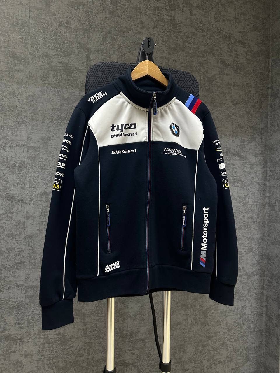 BMW × Vintage Vintage BMW Tuco Motorrad Racing Zip Hoodie Size US L / EU 52-54 / 3 - 5 Thumbnail