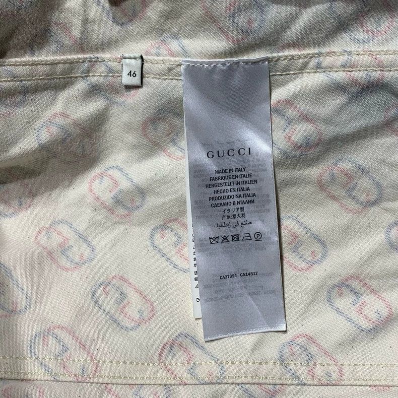 Gucci Gucci Gucci buckle double G full print jacket 2501-Nextarr Size US S / EU 44-46 / 1 - 4 Thumbnail