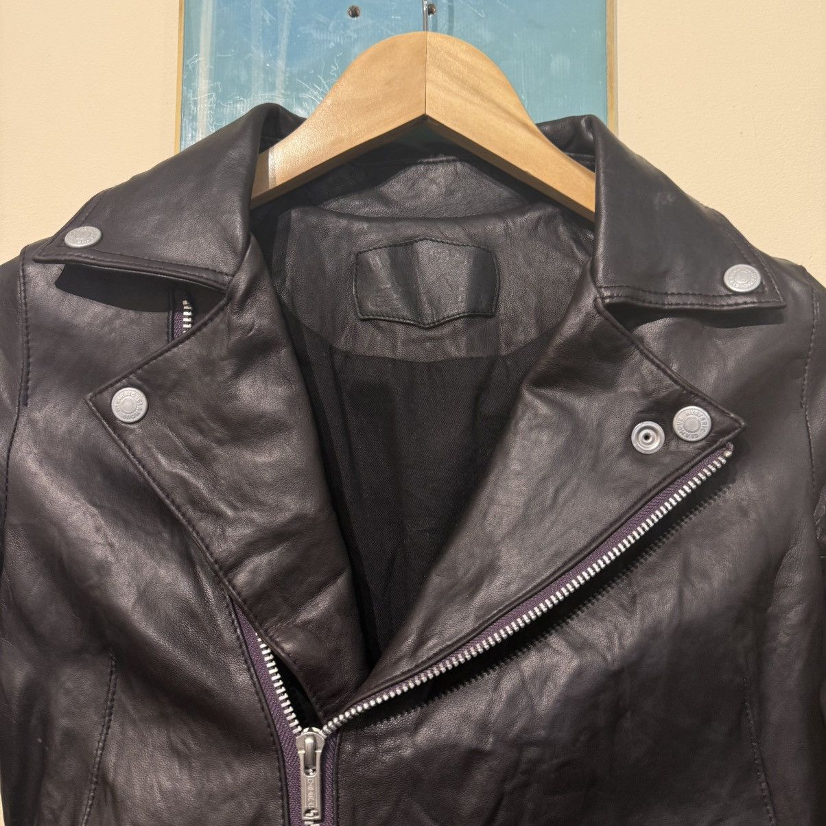 Hysteric Glamour × Japanese Brand × Vintage Hysteric Glamour Leather Jacket Size XS / US 0-2 / IT 36-38 - 8 Thumbnail