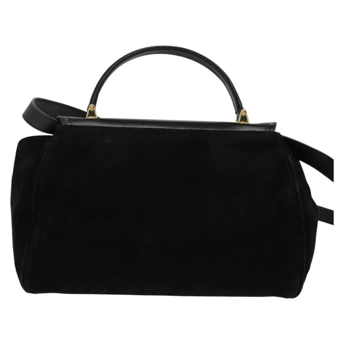 Salvatore Ferragamo Salvatore Ferragamo Hand Bag Leather Black Size ONE SIZE - 2 Thumbnail