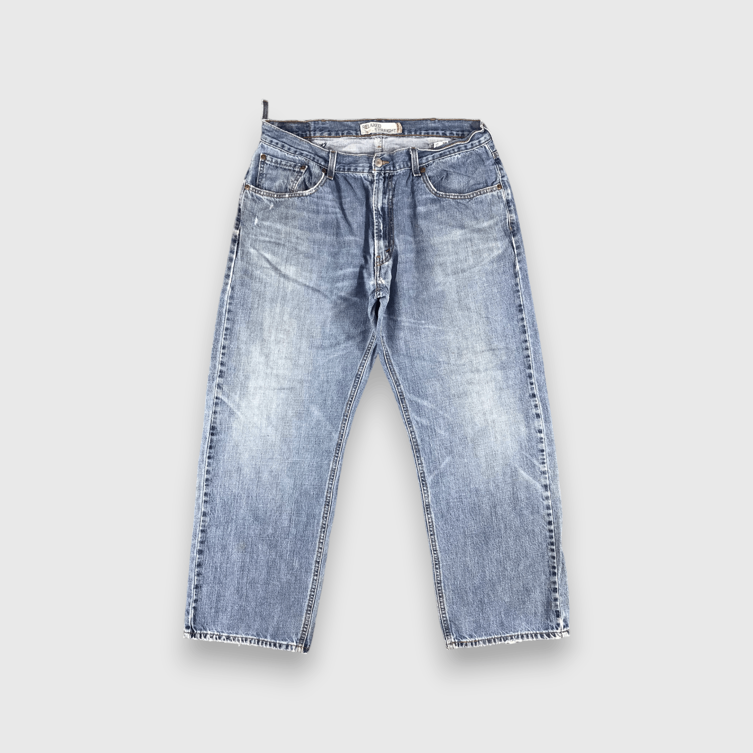 Levi's Vintage Blue Wash Levis 559 Jeans-J2459 Size US 37 - 1 Thumbnail