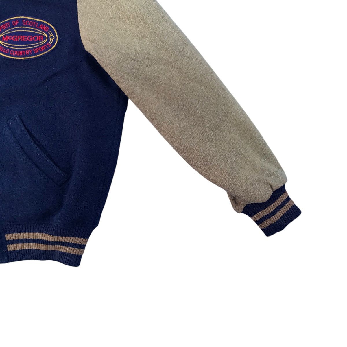 McGregor × Vintage Vintage 90s McGregor Varsity Wool Jacket Size US L / EU 52-54 / 3 - 3 Thumbnail