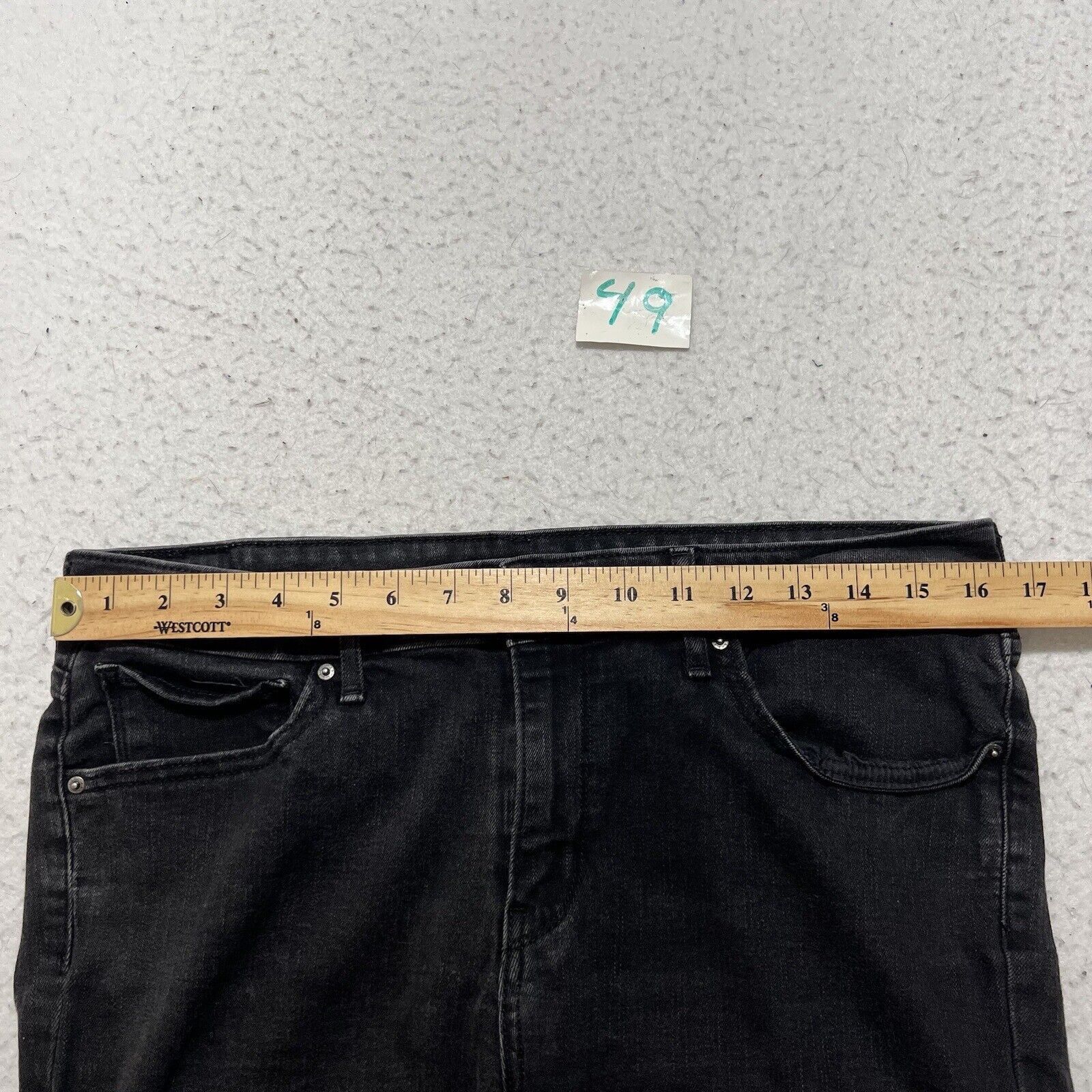 Levi's Levis 711 Skinny 32 Mid Rise Denim Stretch Jeans Black 32x30 Size US 32 / EU 48 - 8 Thumbnail