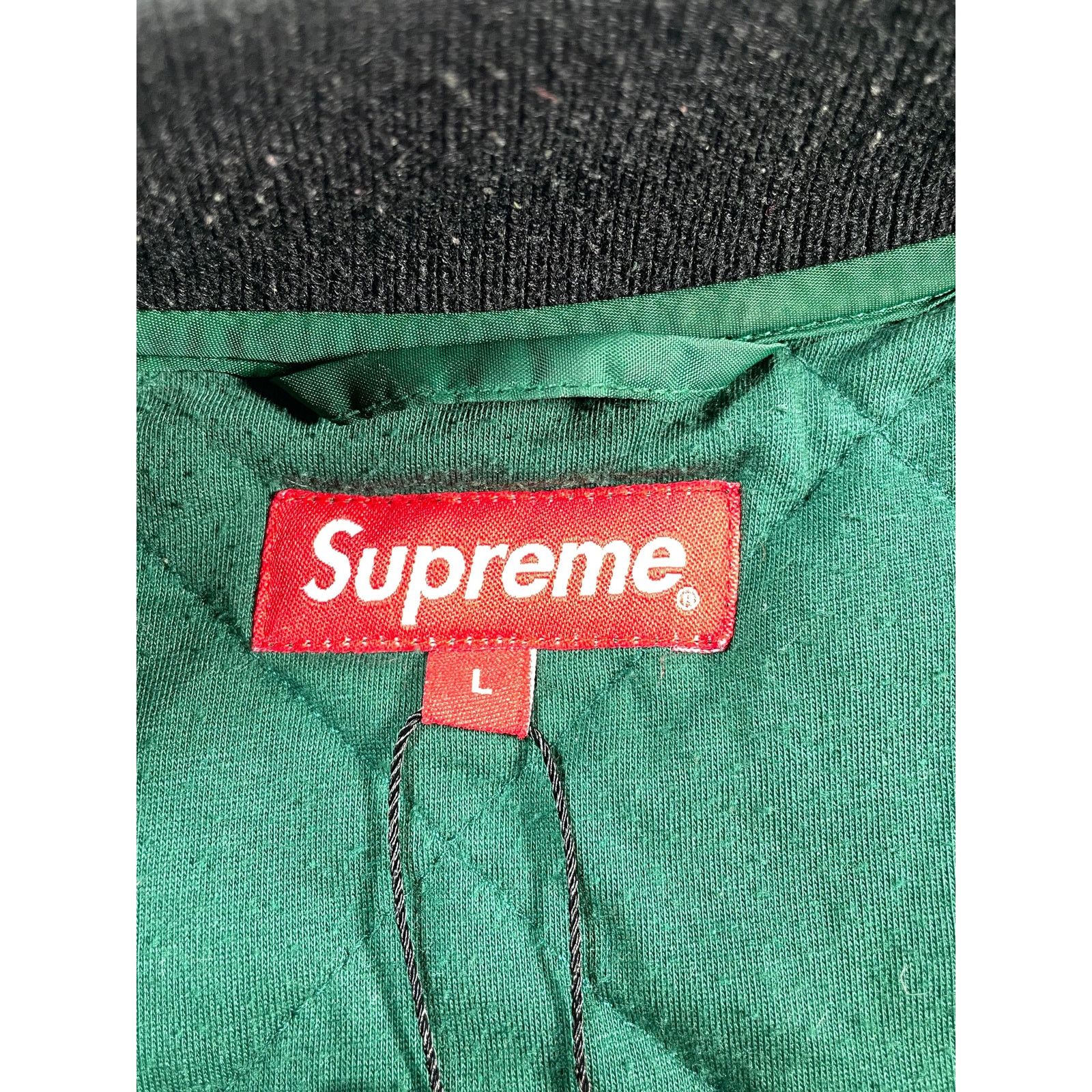 Supreme Supreme Sequin Quilted Green Bomber Jacket Size US L / EU 52-54 / 3 - 6 Thumbnail