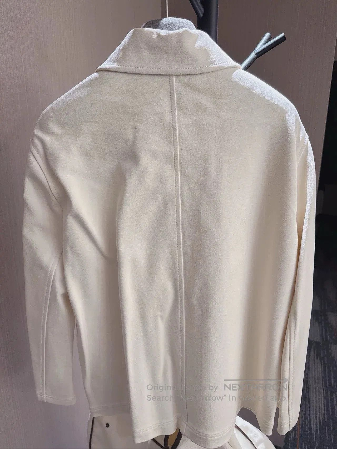 Hermes Hermes White Zip-Front Jacket. Size US S / EU 44-46 / 1 - 4 Thumbnail