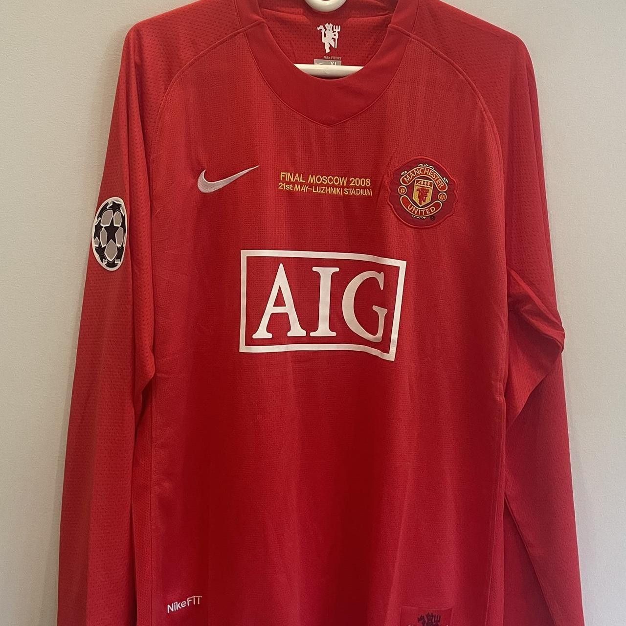 Nike Christiano Ronaldo 2008 Retro Long Sleeved Jersey Size US XL / EU 56 / 4 - 2 Thumbnail