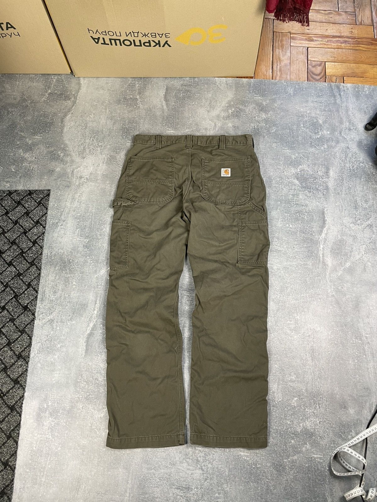 Carhartt × Carhartt Wip Vintage Carpenter Carhartt relaxed fit pants / streetwear Size US 32 / EU 48 - 2 Thumbnail