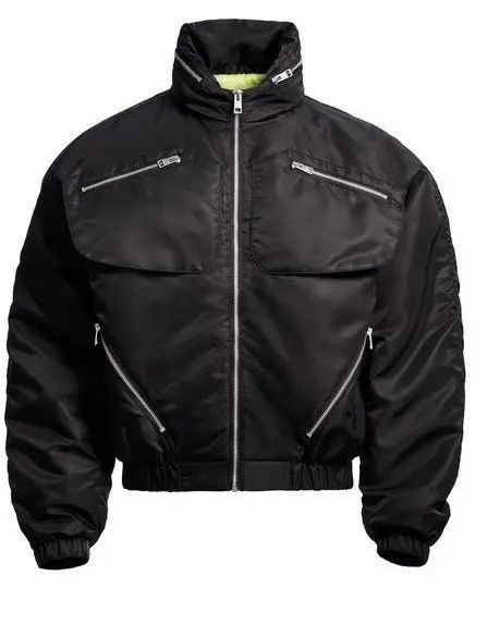 Thierry Mugler Mugler X H&M Nylon Bomber Jacket size L Size US L / EU 52-54 / 3 - 7 Thumbnail