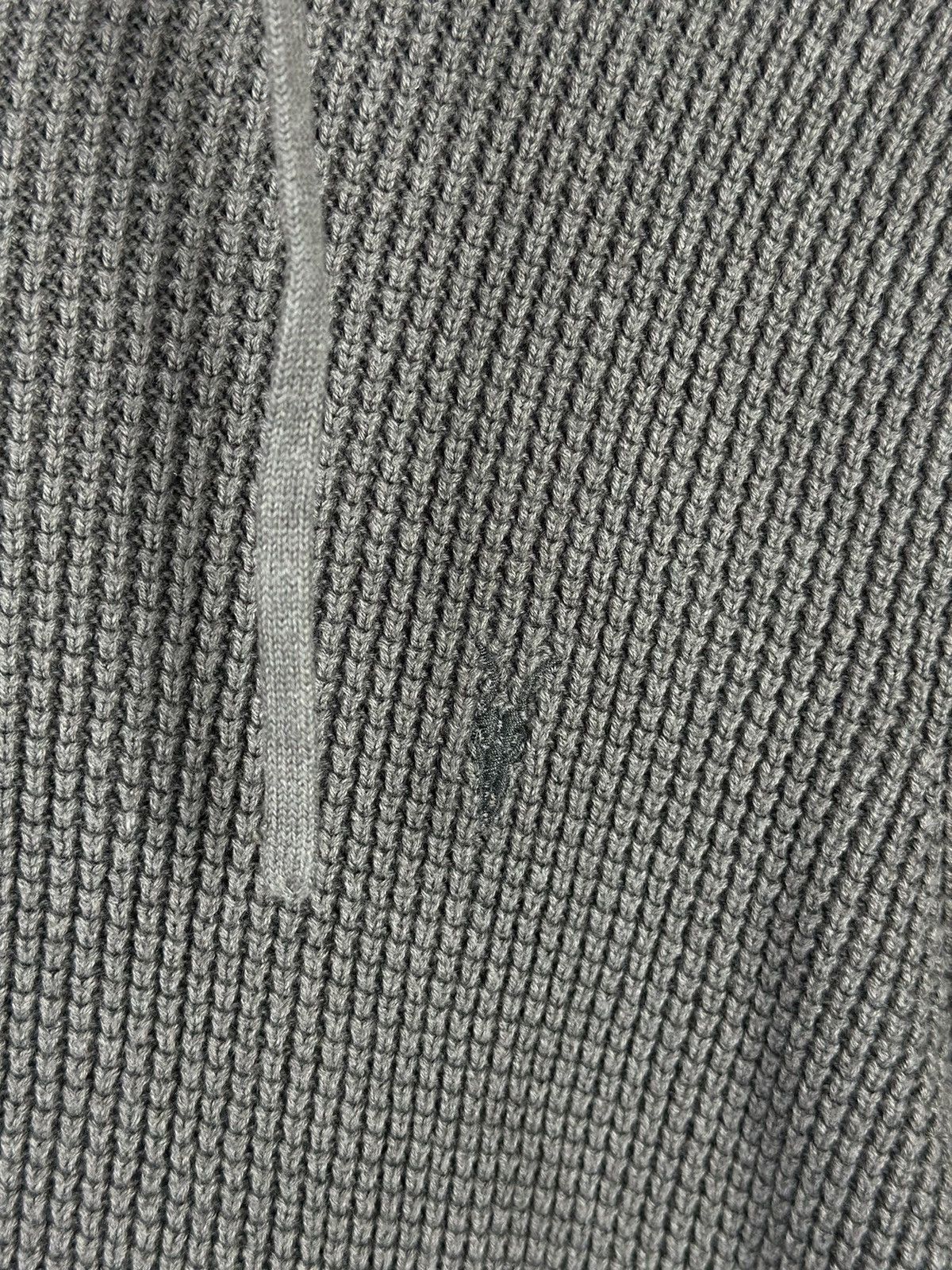 Allsaints All Saints Cotton Knitted Wells Full Zip Oversized Hoodie Size US S / EU 44-46 / 1 - 5 Thumbnail