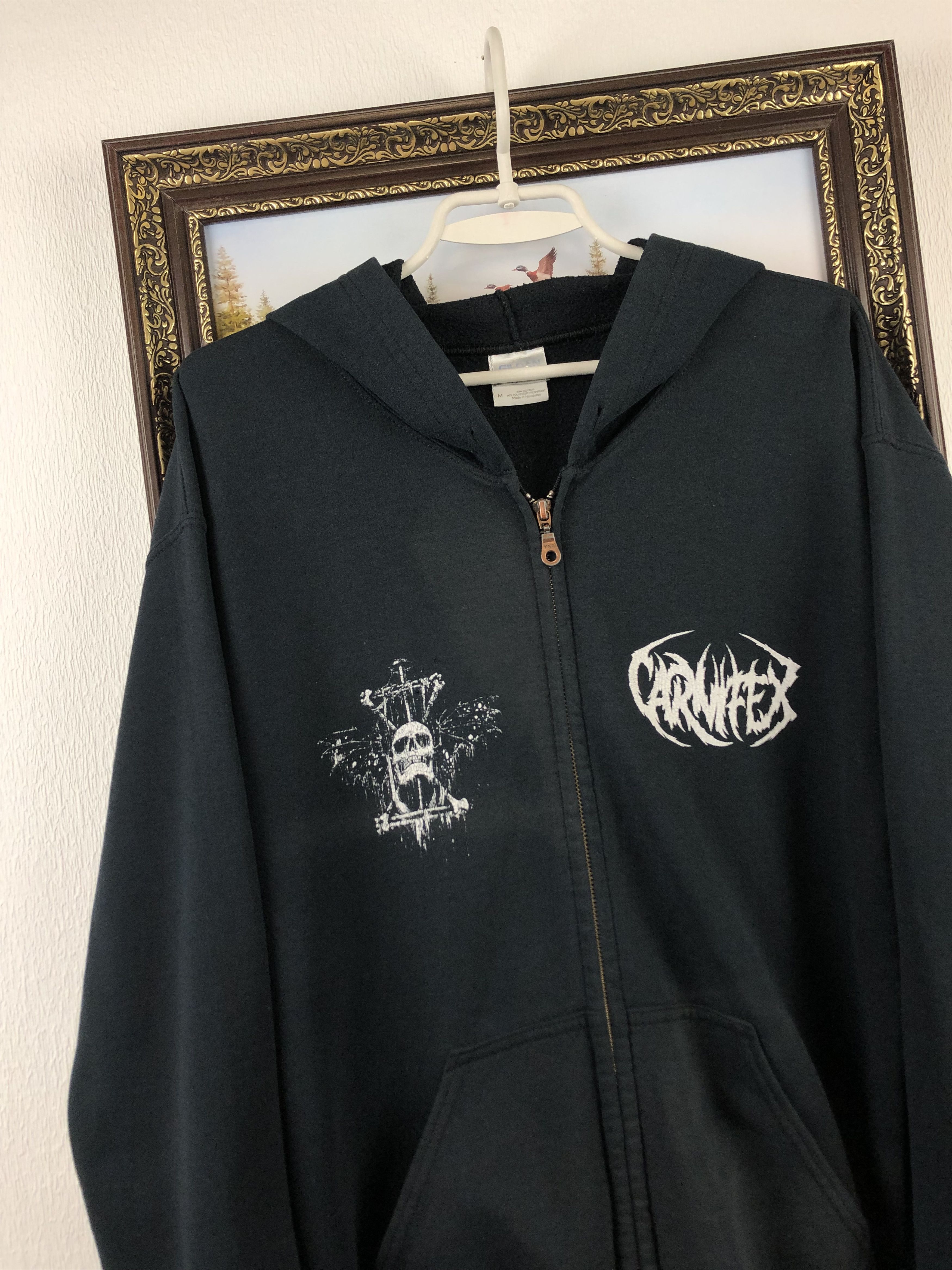 Band Tees Vintage Carnifex Hoodie Band Black Metal Graphic Grindcore Size US M / EU 48-50 / 2 - 8 Thumbnail